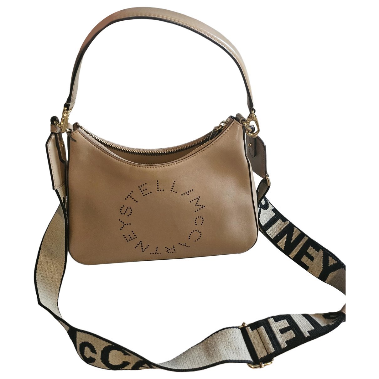 Logo leather crossbody bag