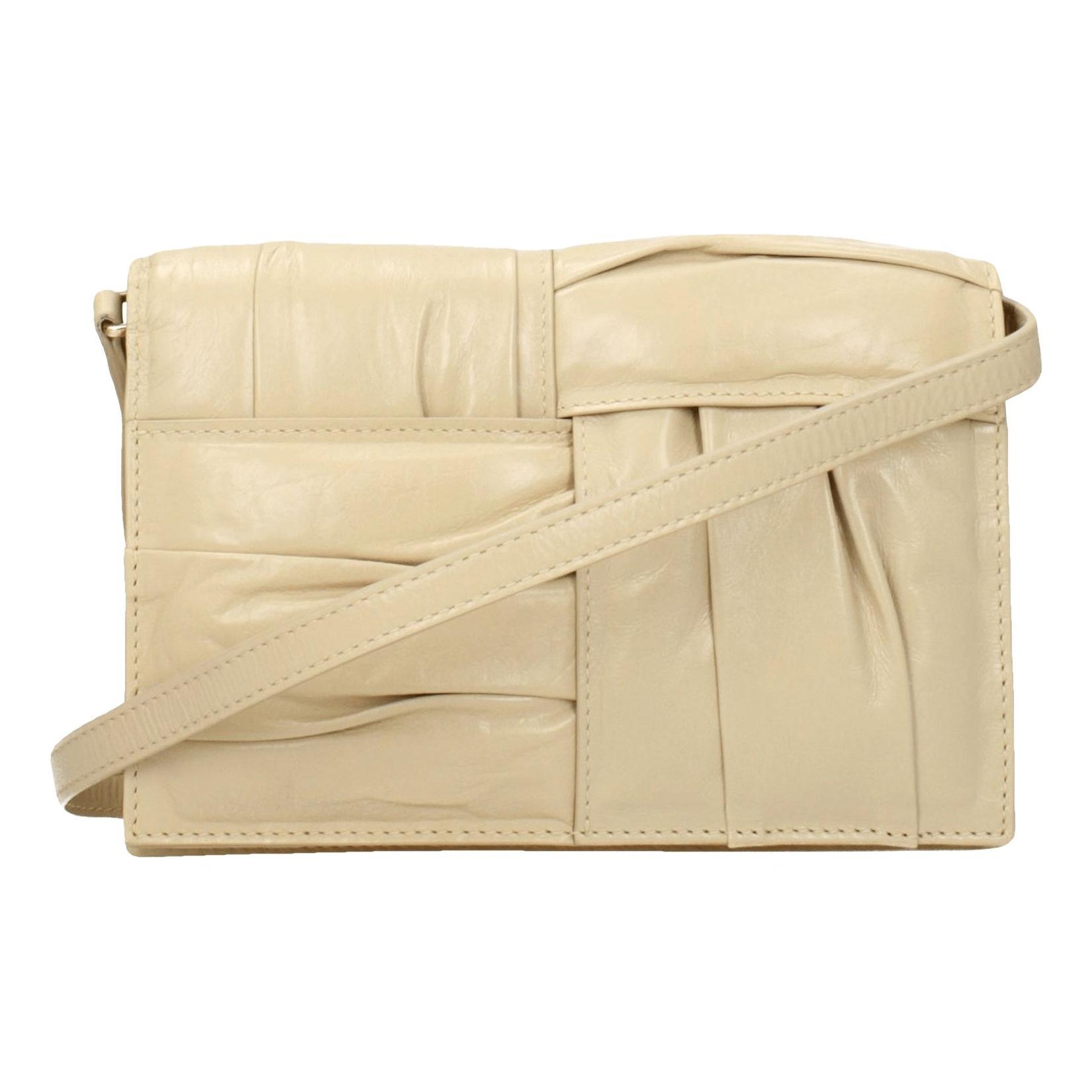 Leather clutch bag