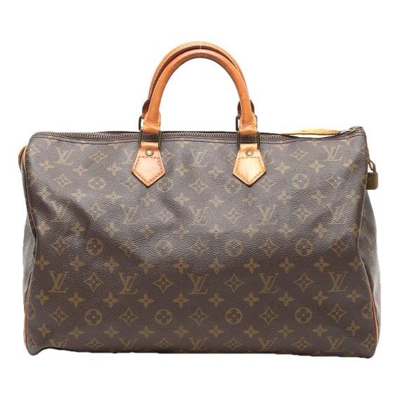 Speedy leather handbag