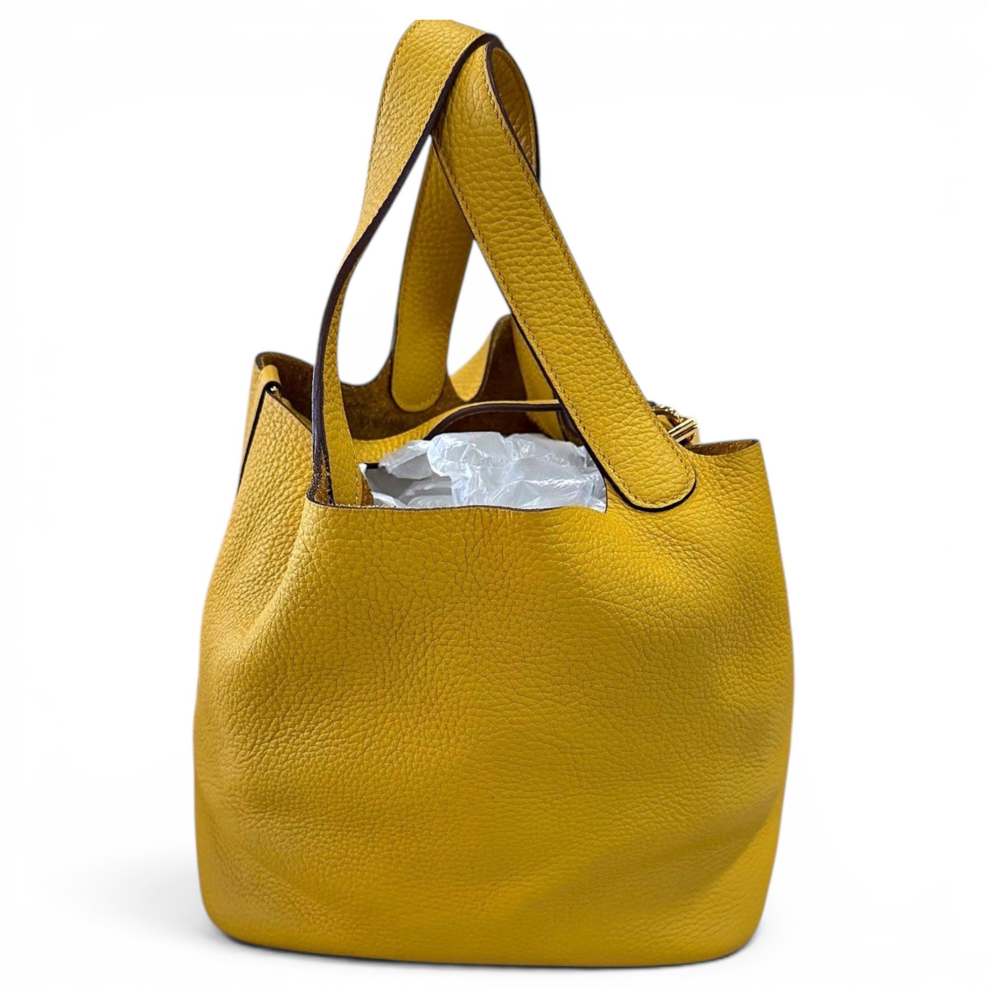 Picotin leather handbag