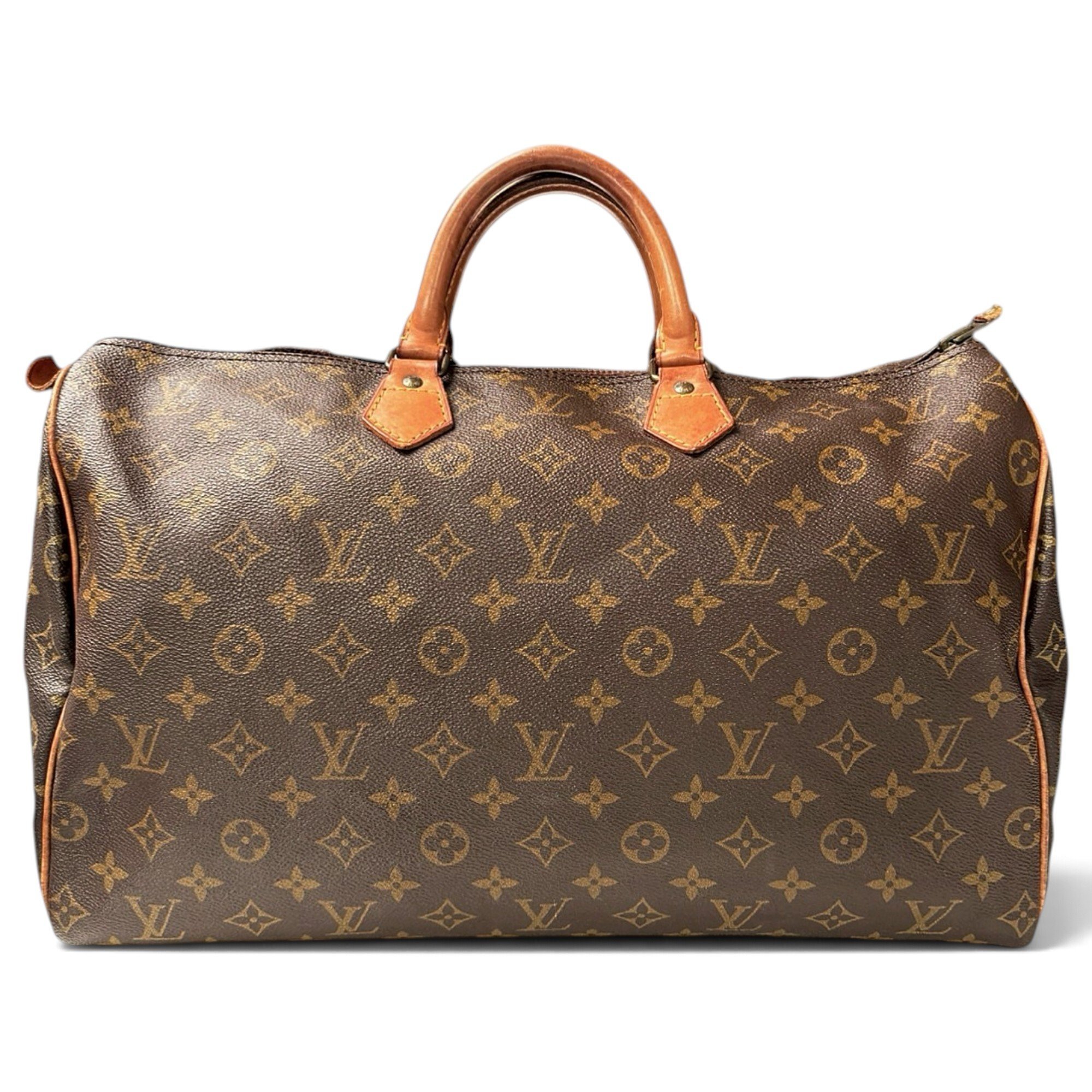 Speedy leather handbag