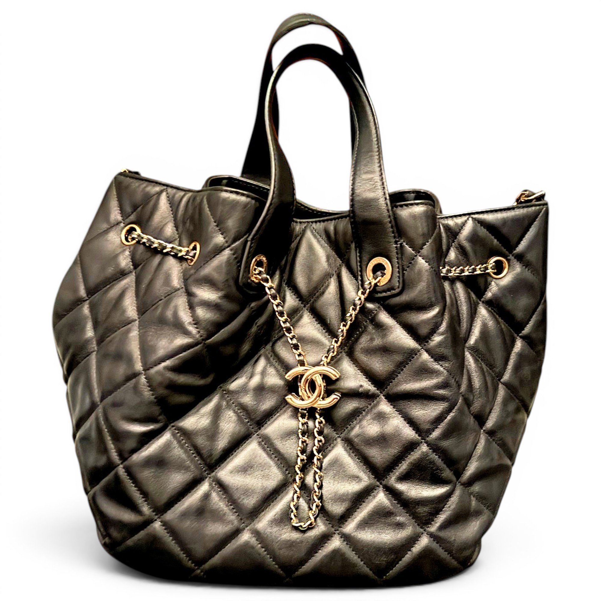 Leather handbag