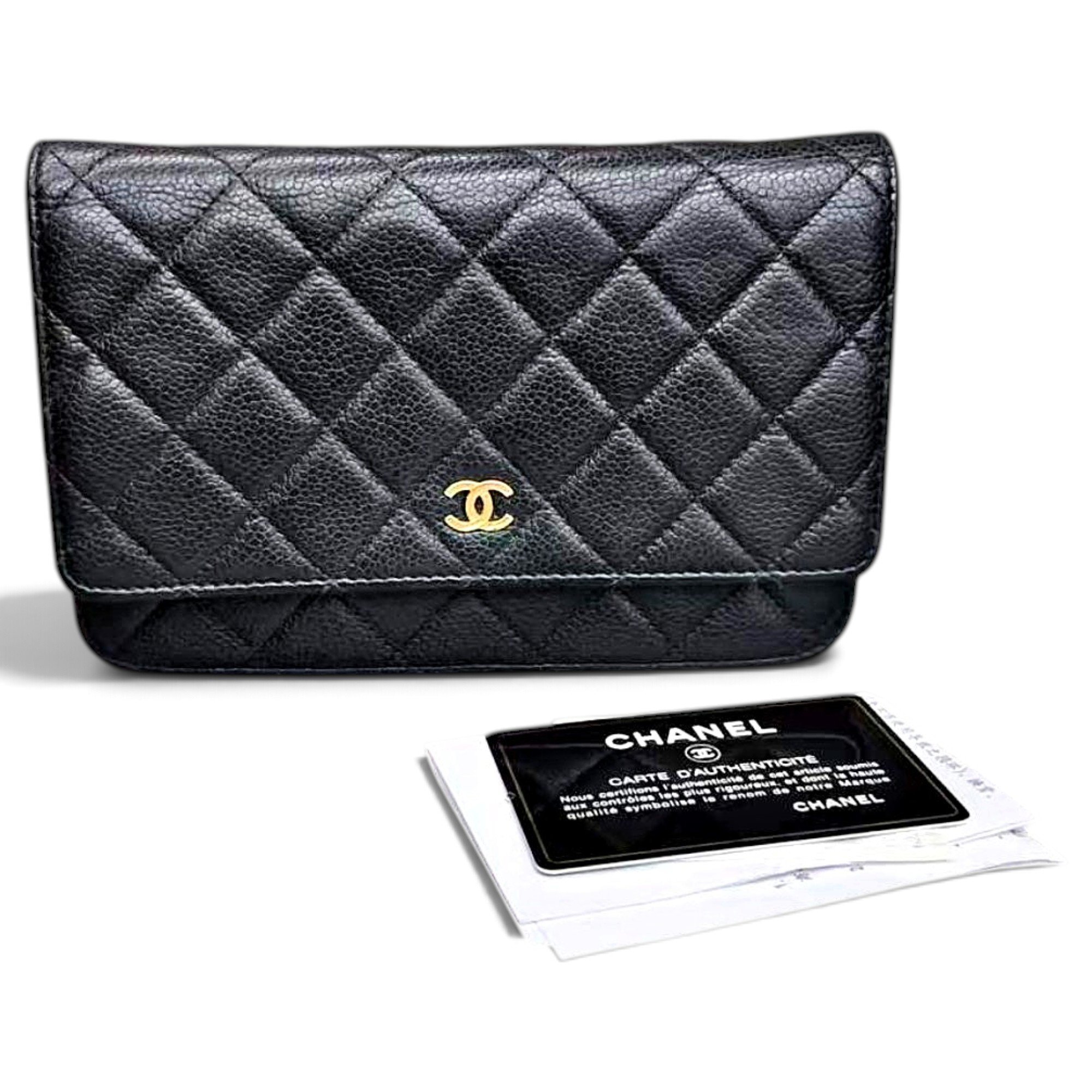 Wallet On Chain Timeless/Classique leather crossbody bag