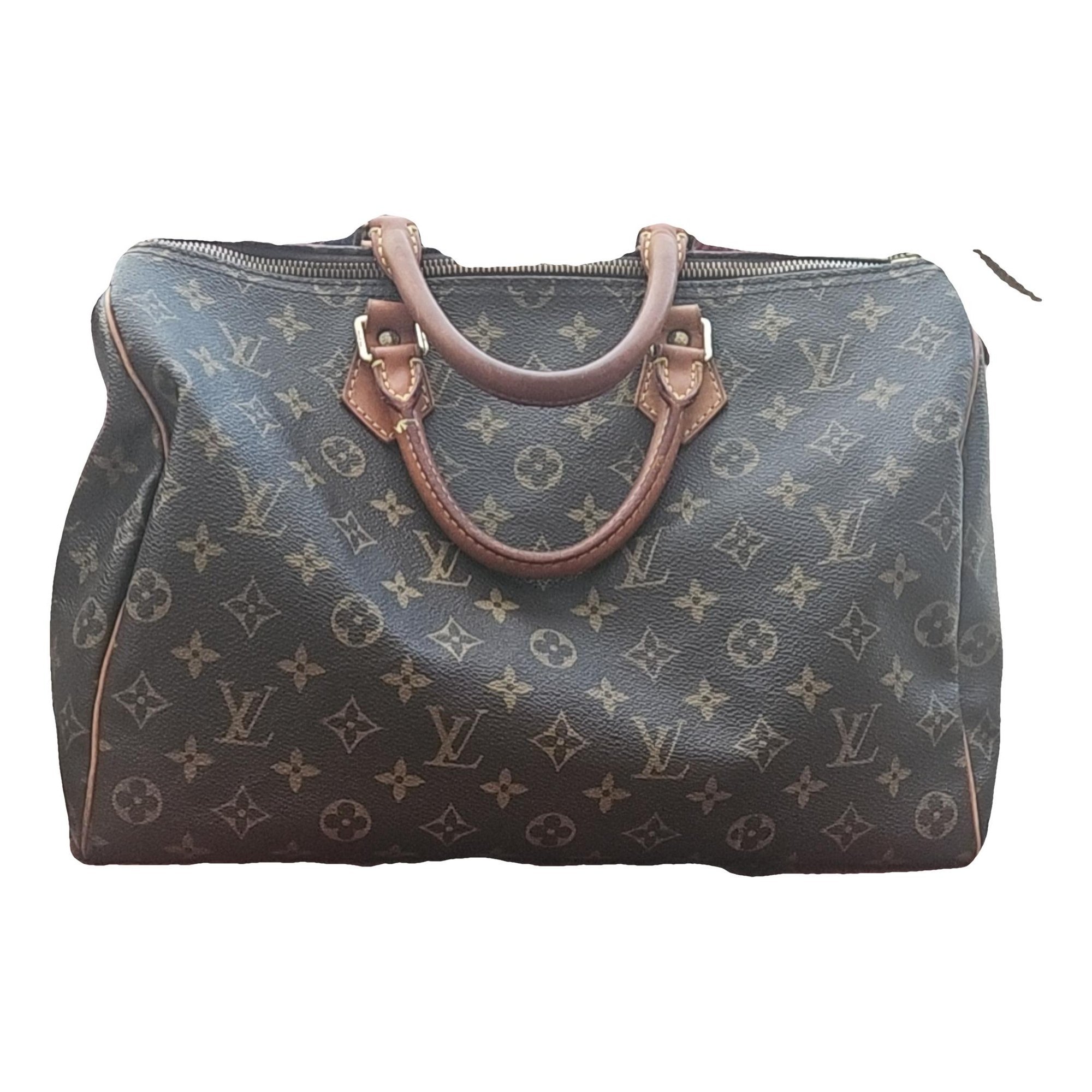 Speedy leather handbag