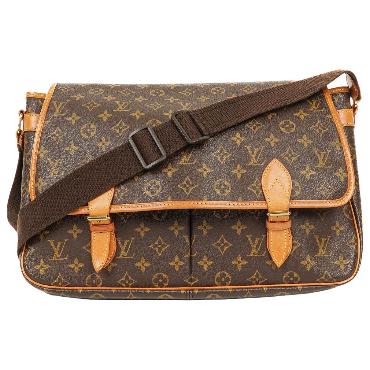 Gibeciere cloth handbag