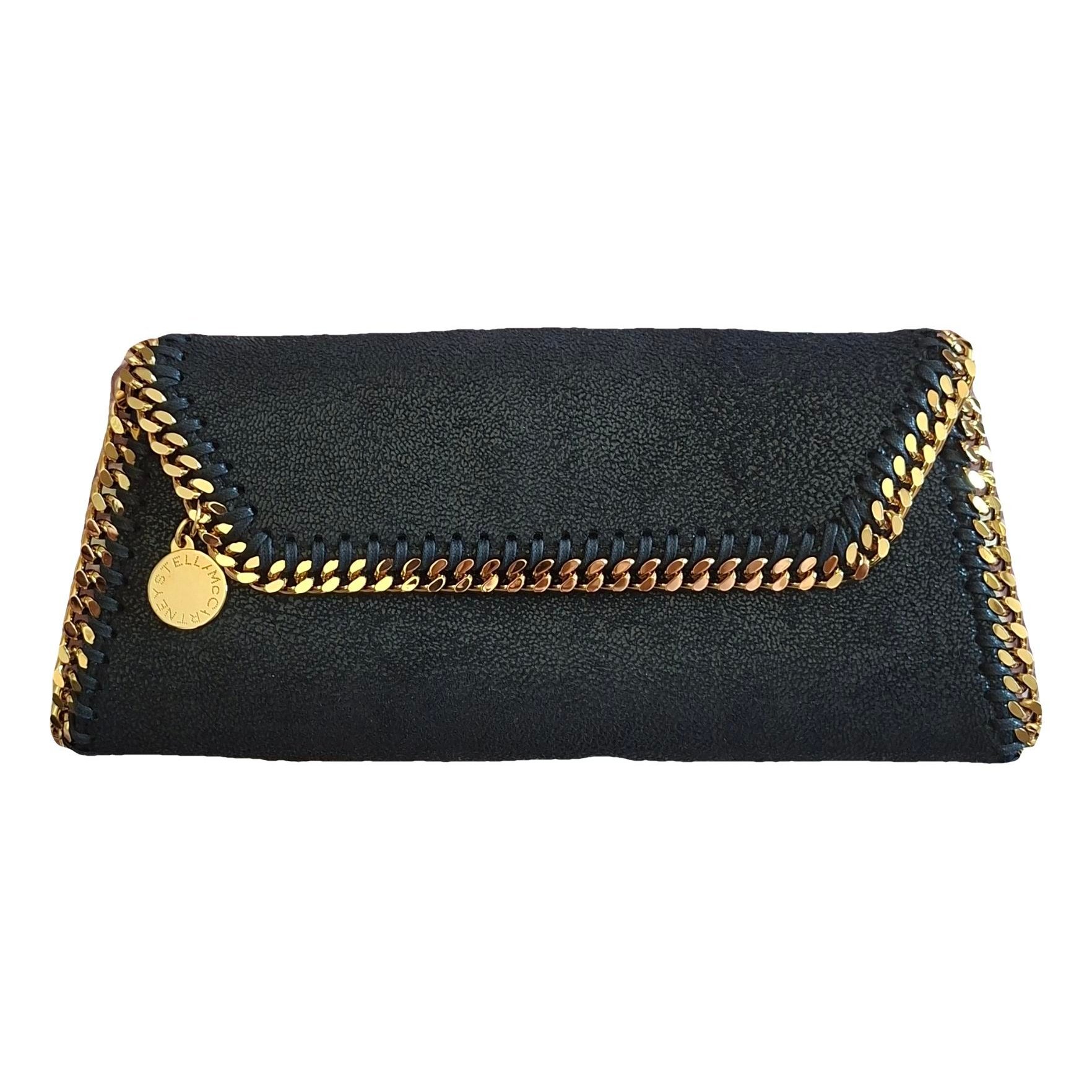 Falabella vegan leather clutch bag