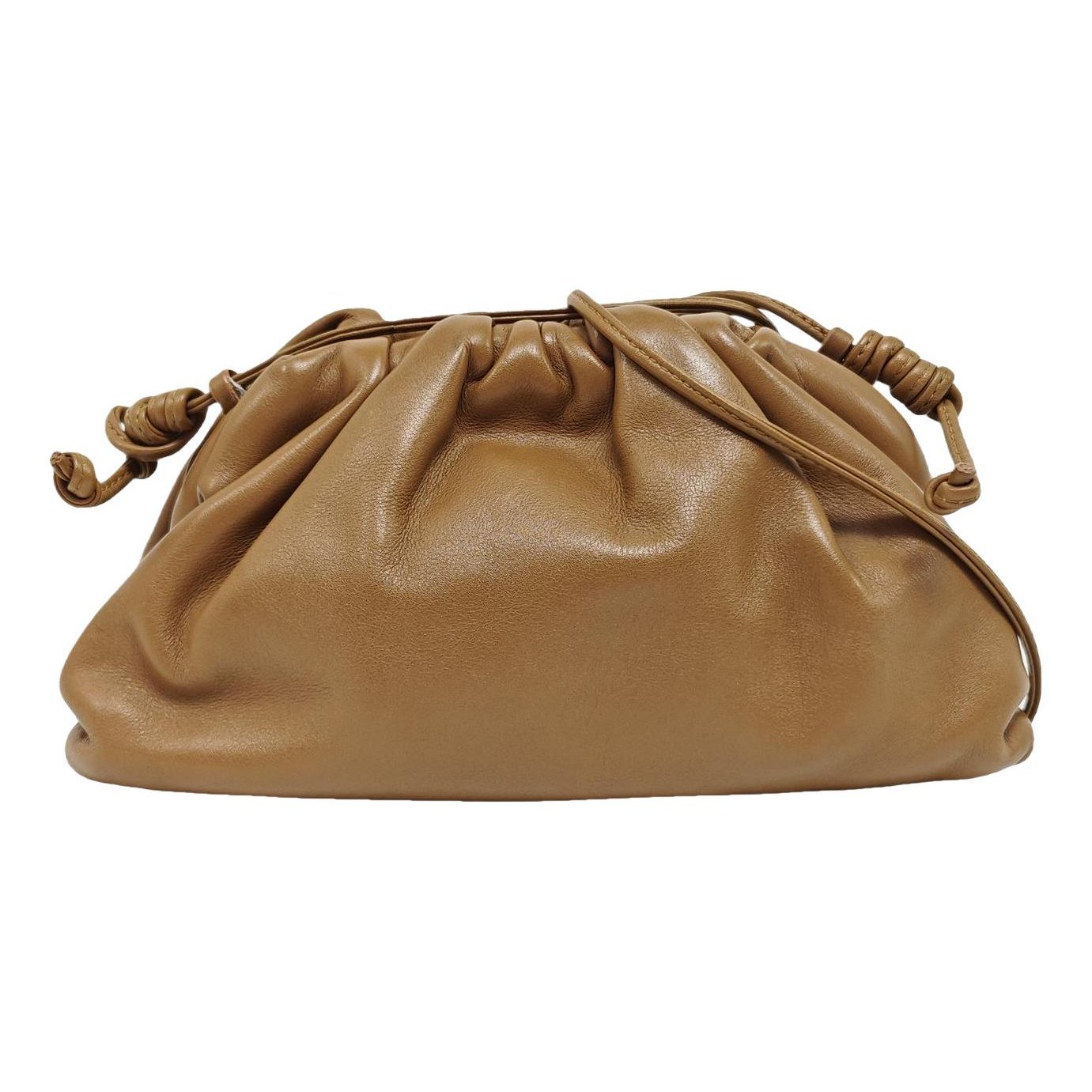 Pouch leather handbag
