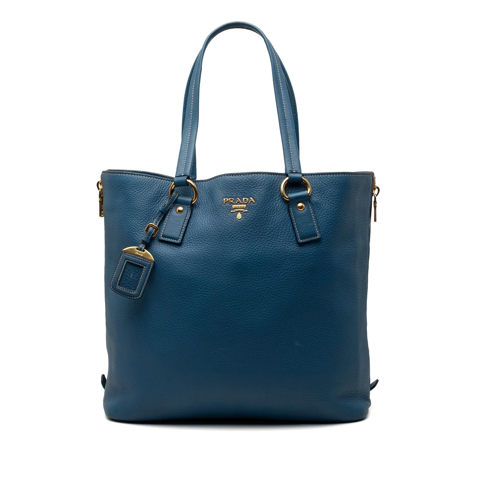 Leather tote