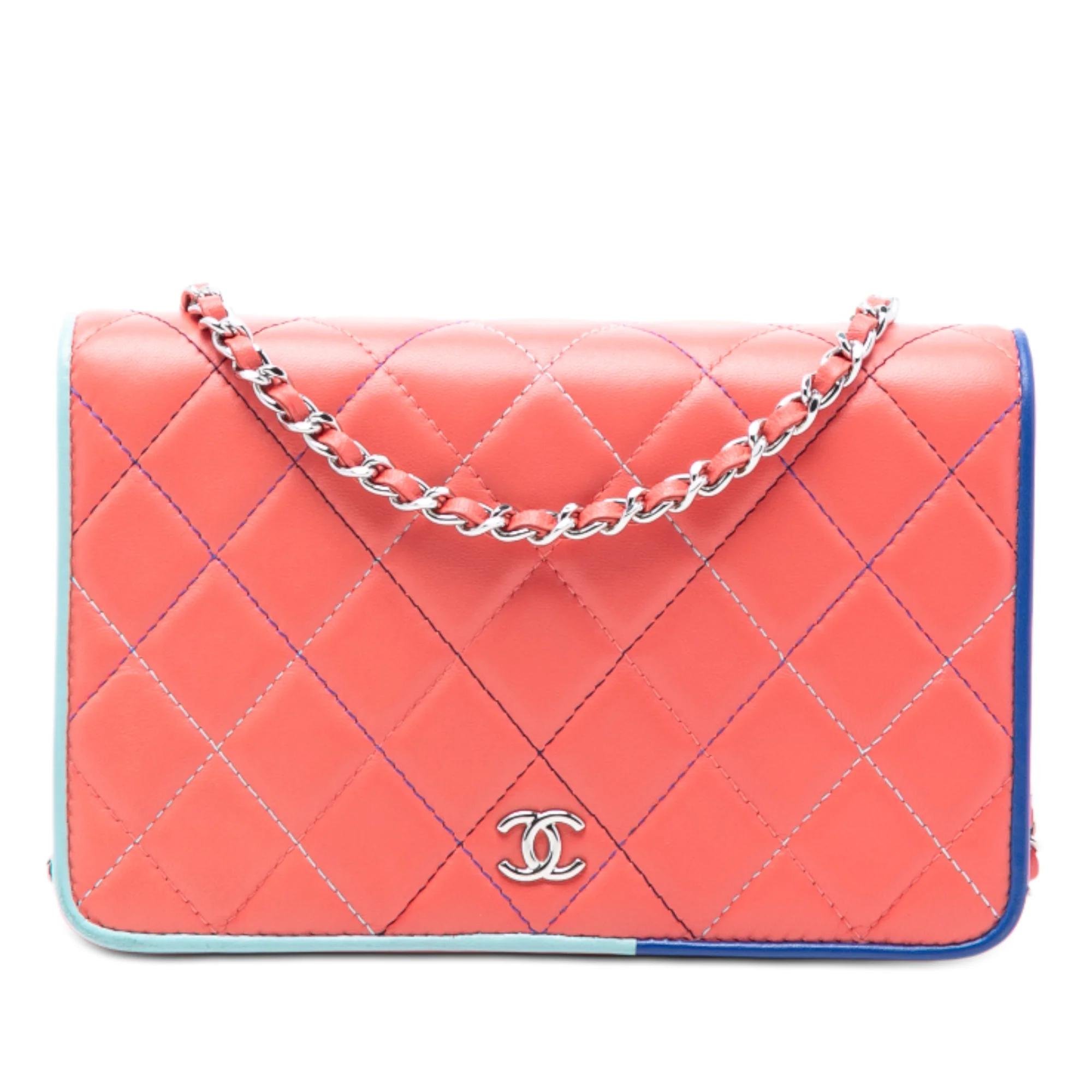 Wallet On Chain Timeless/Classique pony-style calfskin handbag