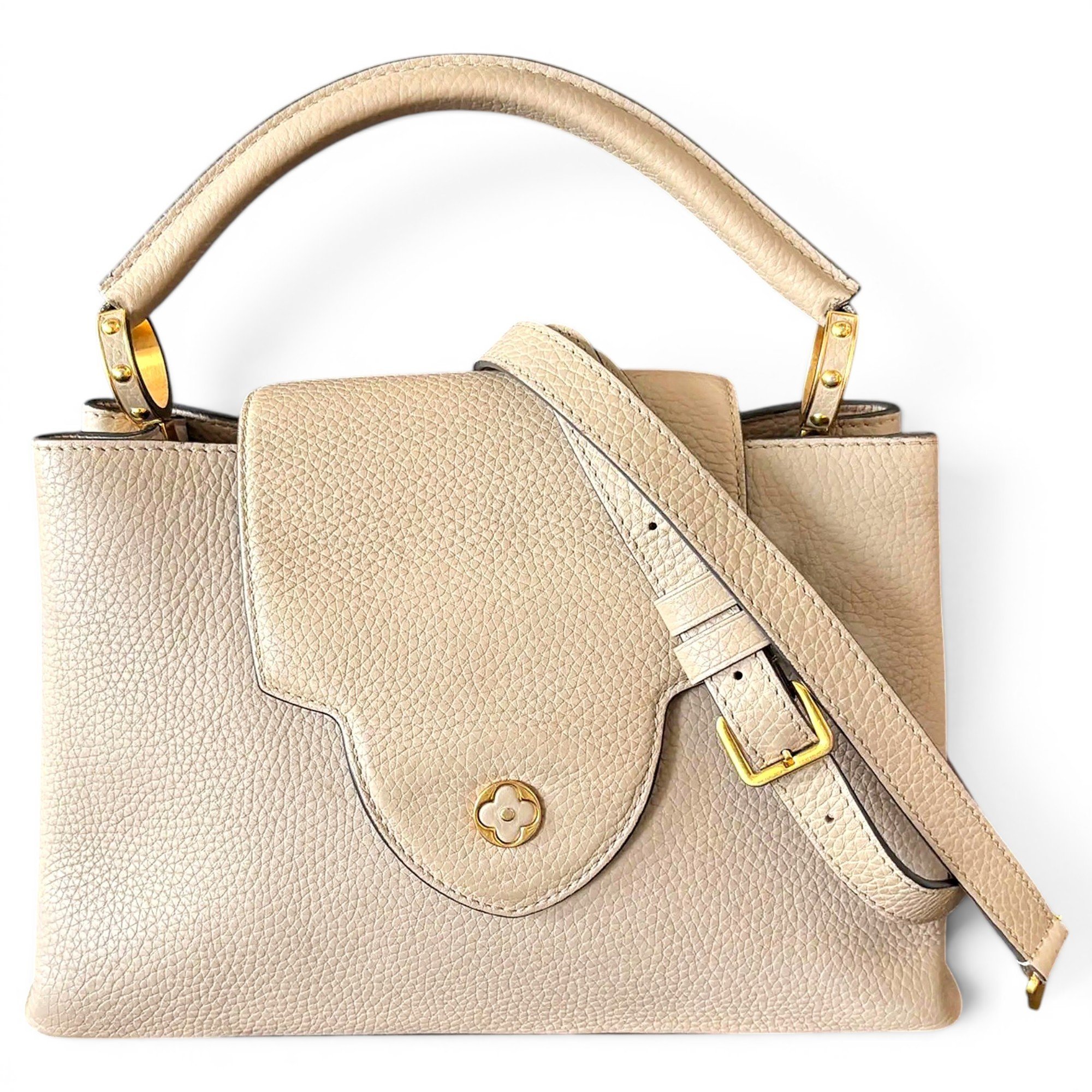 Capucines leather handbag