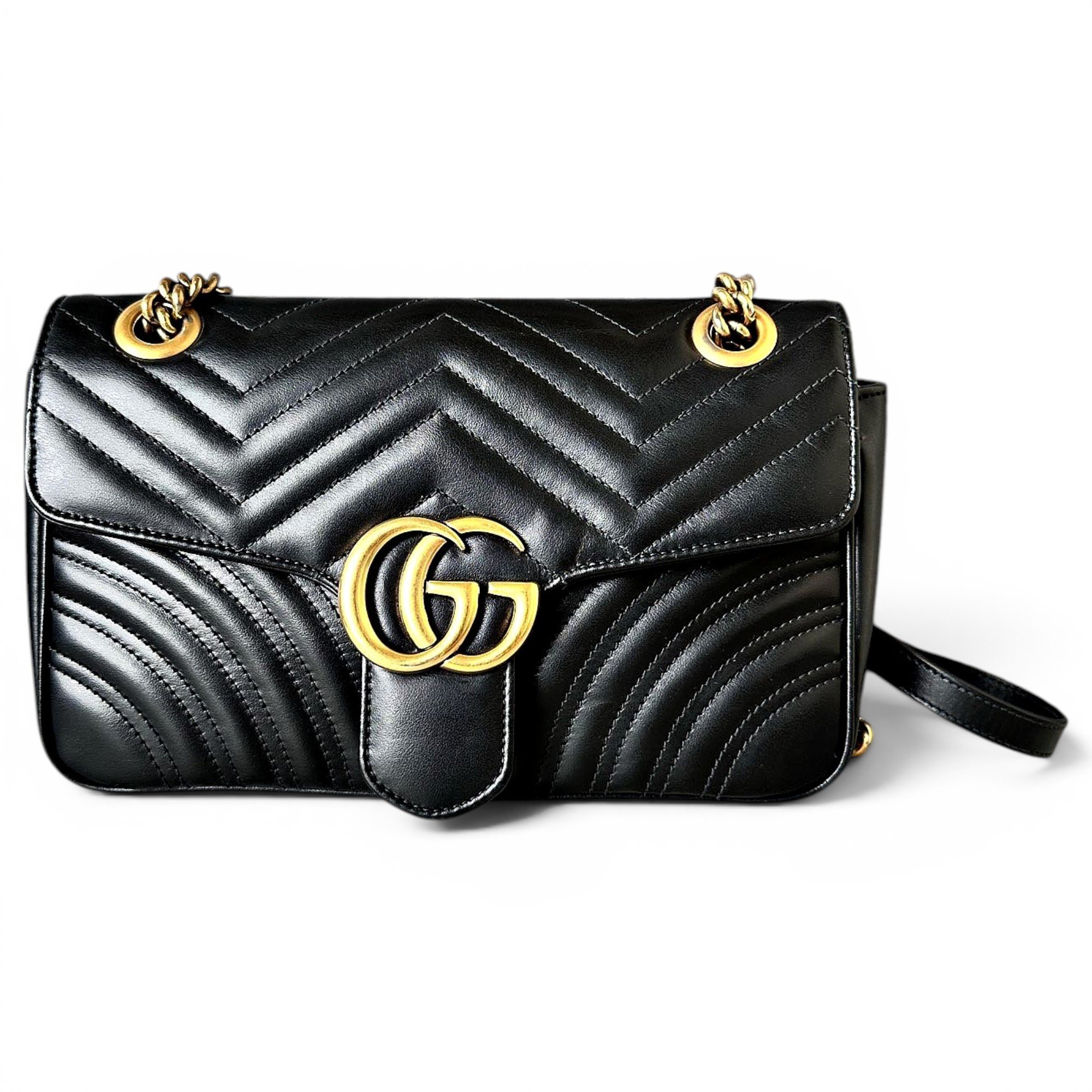 GG Marmont Flap leather crossbody bag