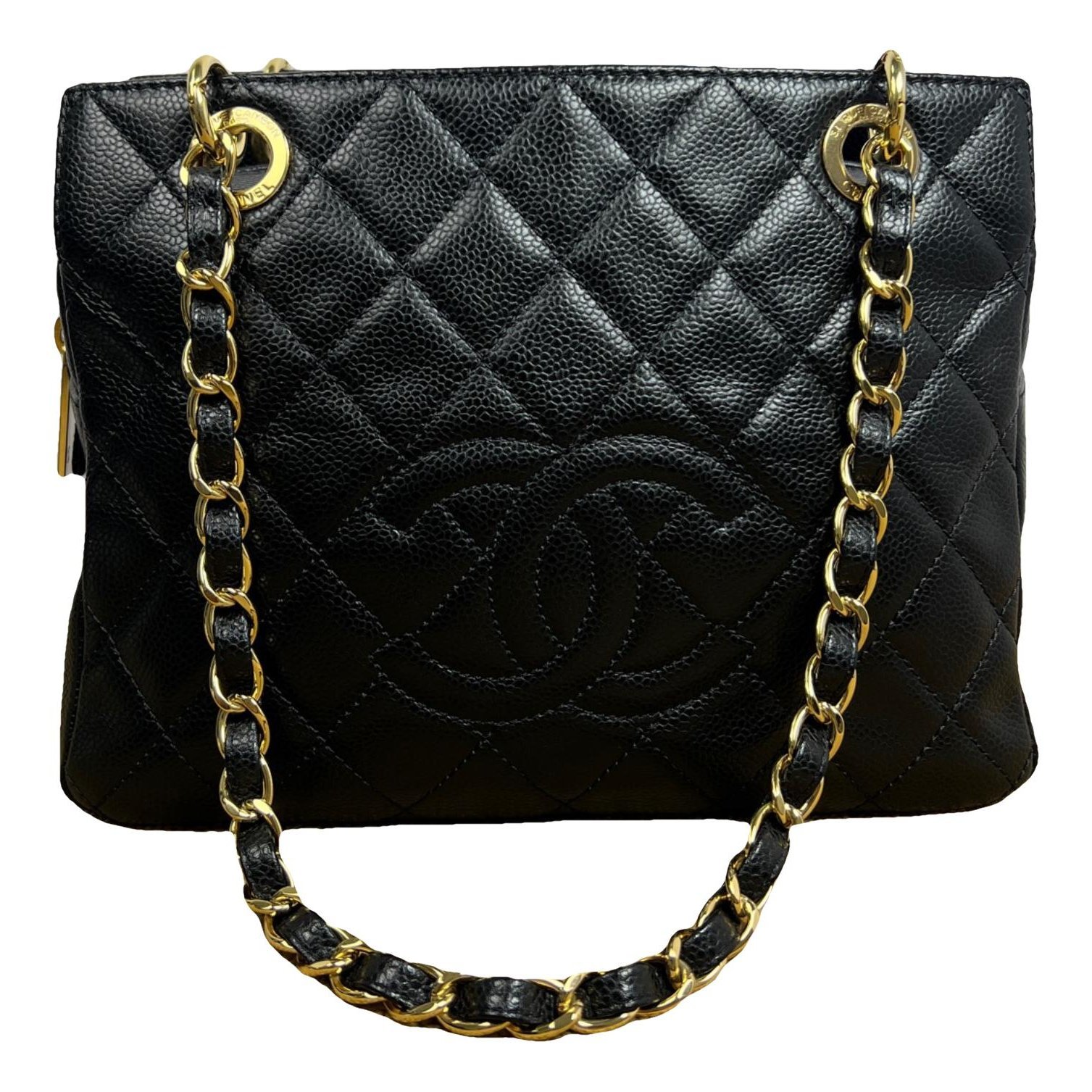 Grand shopping leather tote