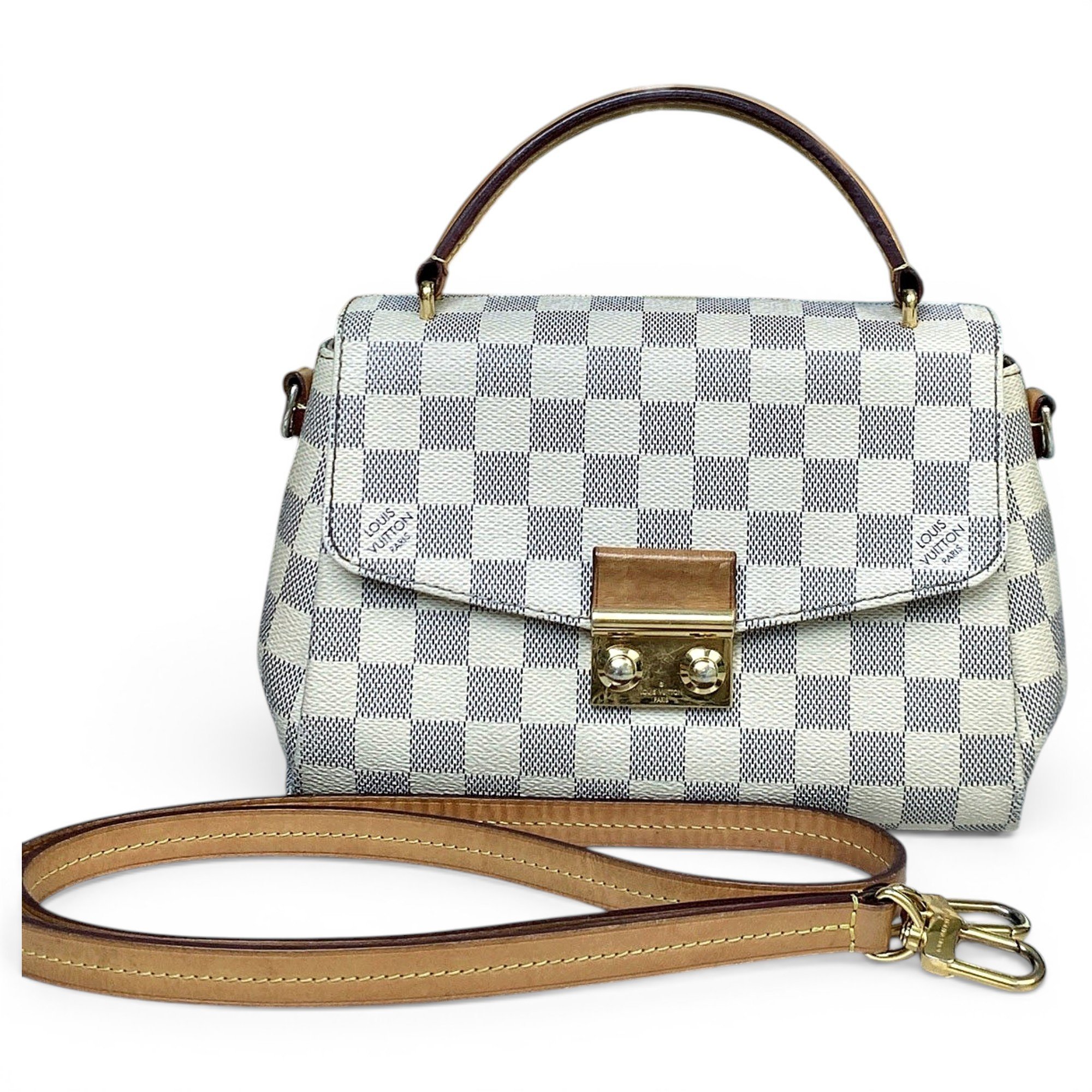 Croisette leather handbag