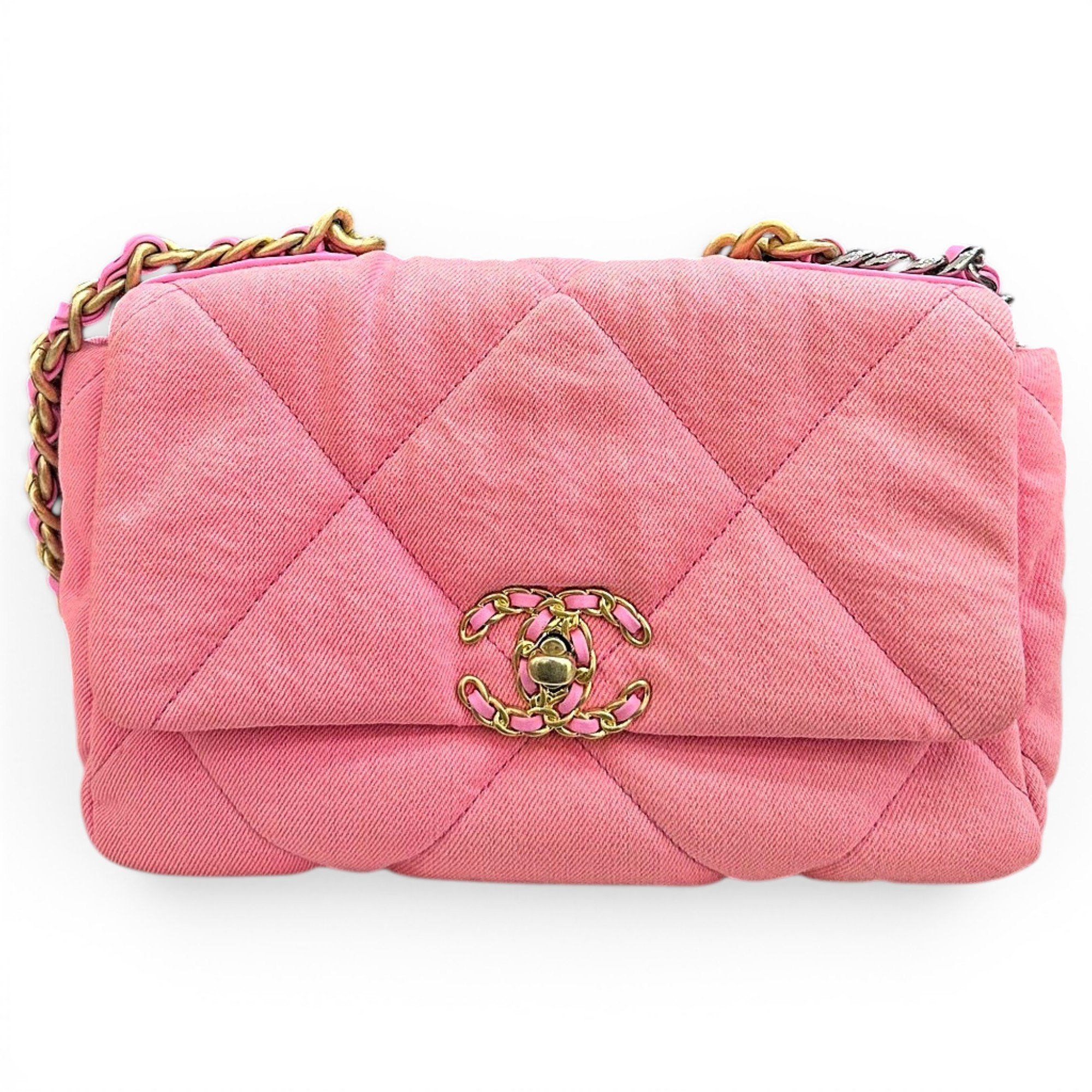 Chanel 19 cloth handbag