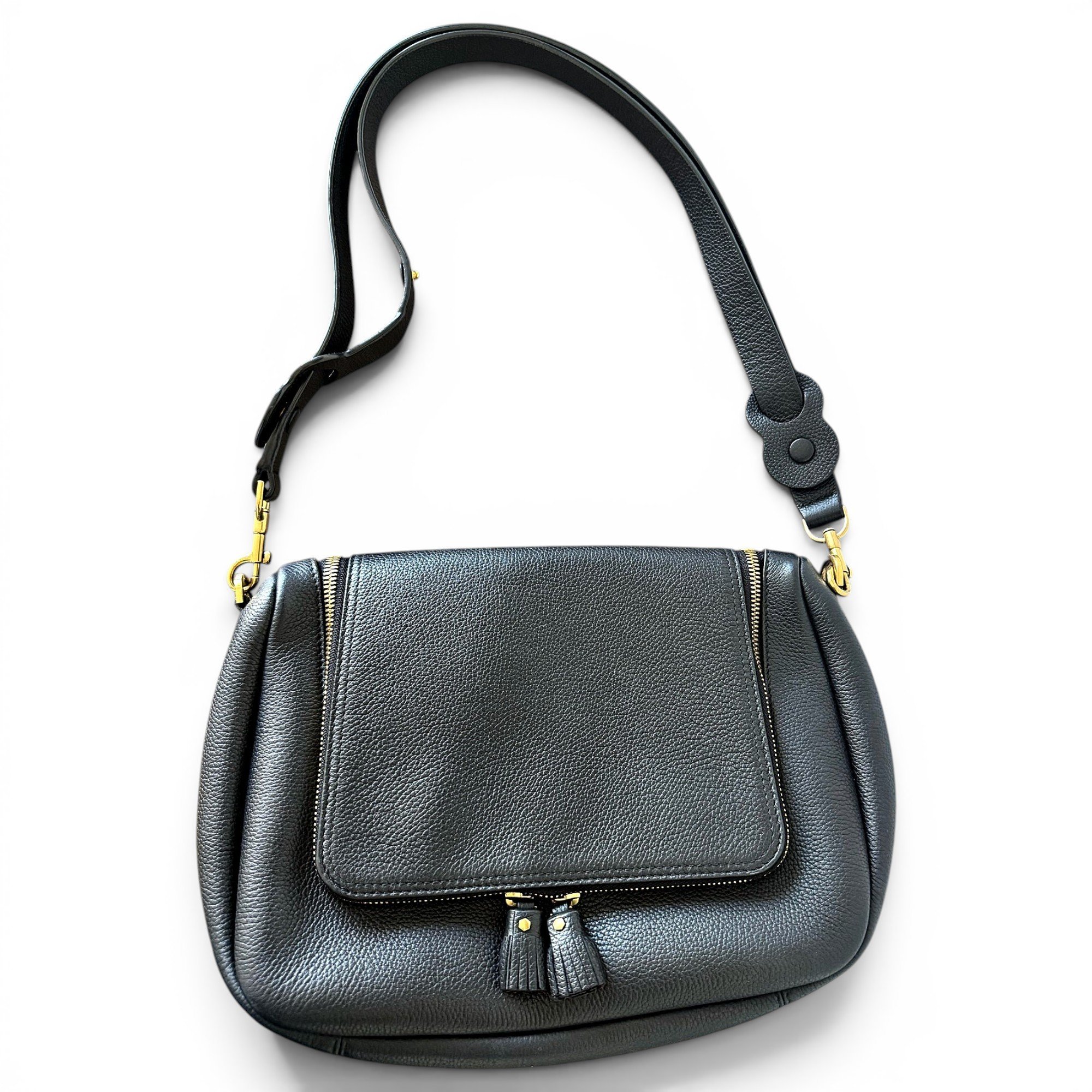 Maxi Zip leather handbag
