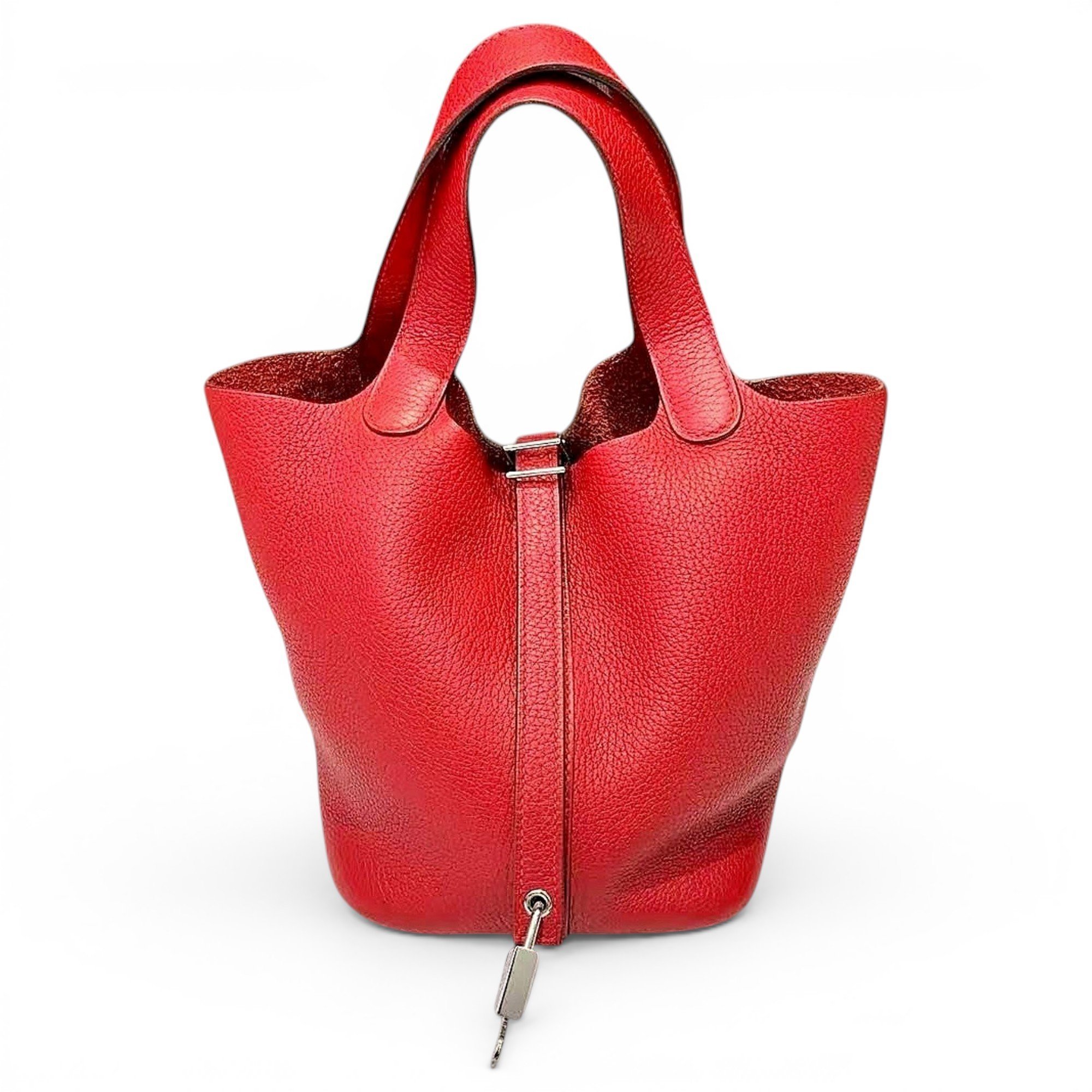 Picotin leather handbag