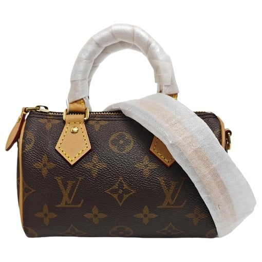 Nano Speedy / Mini HL leather handbag