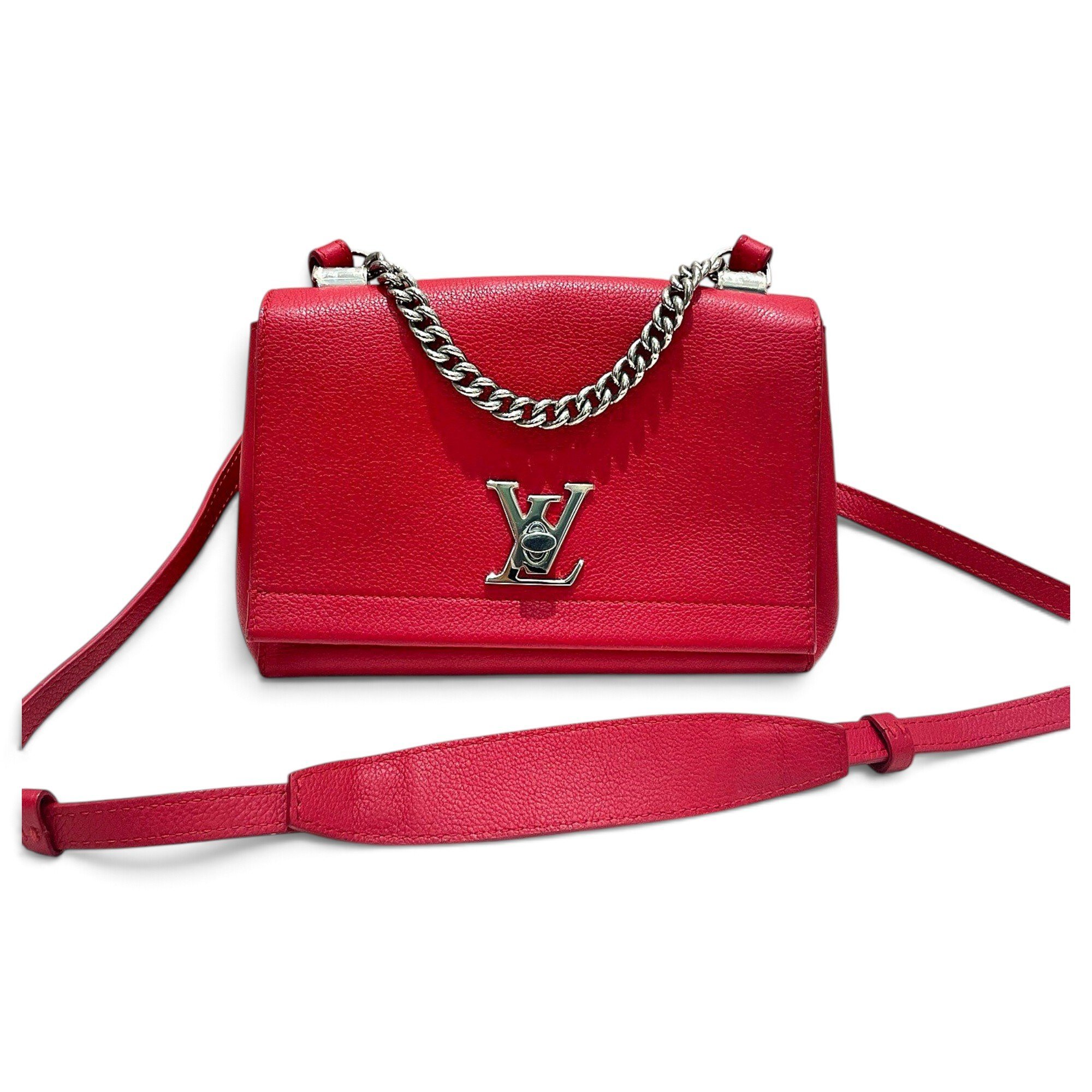 Lockme leather crossbody bag