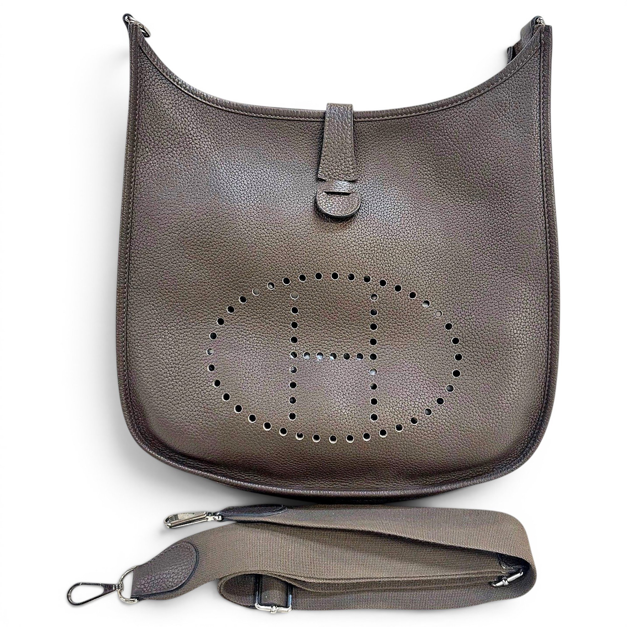 Evelyne leather handbag