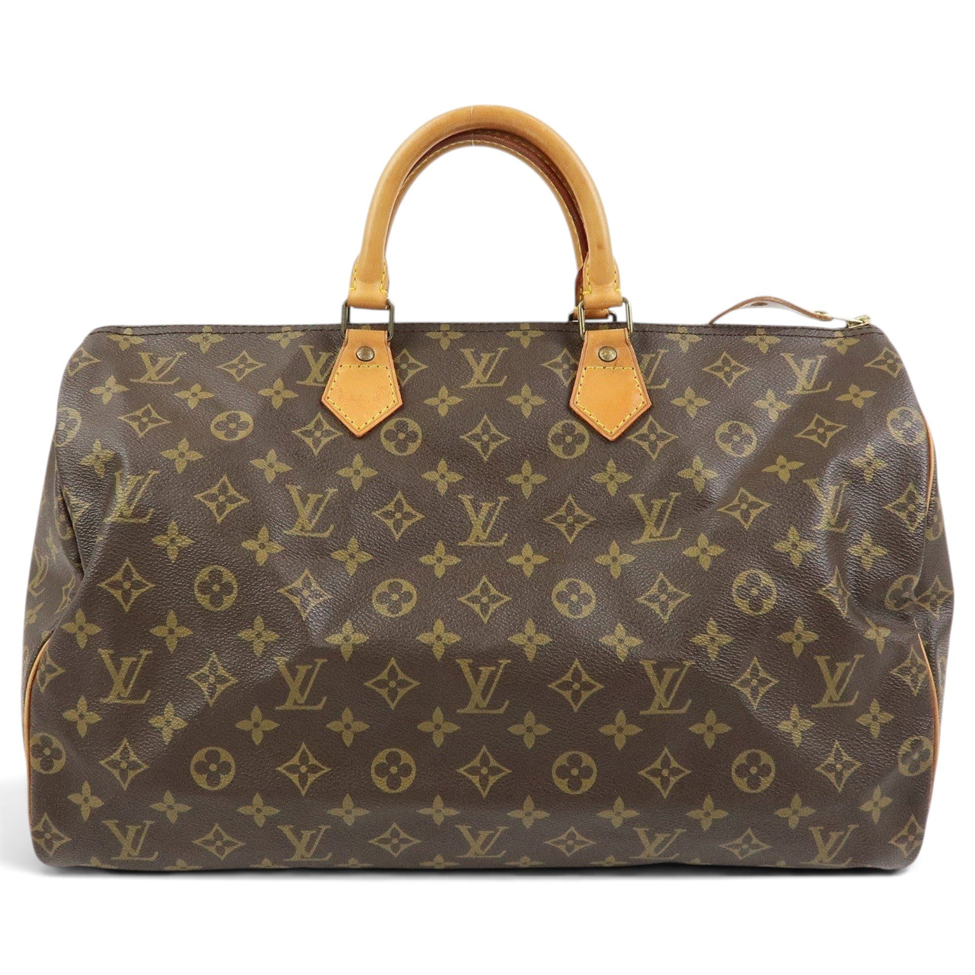 Speedy leather handbag