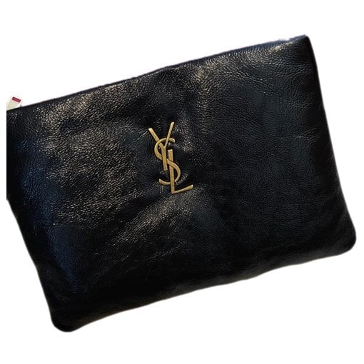 Saint Laurent Sade Pochette Enveloppe leather clutch bag