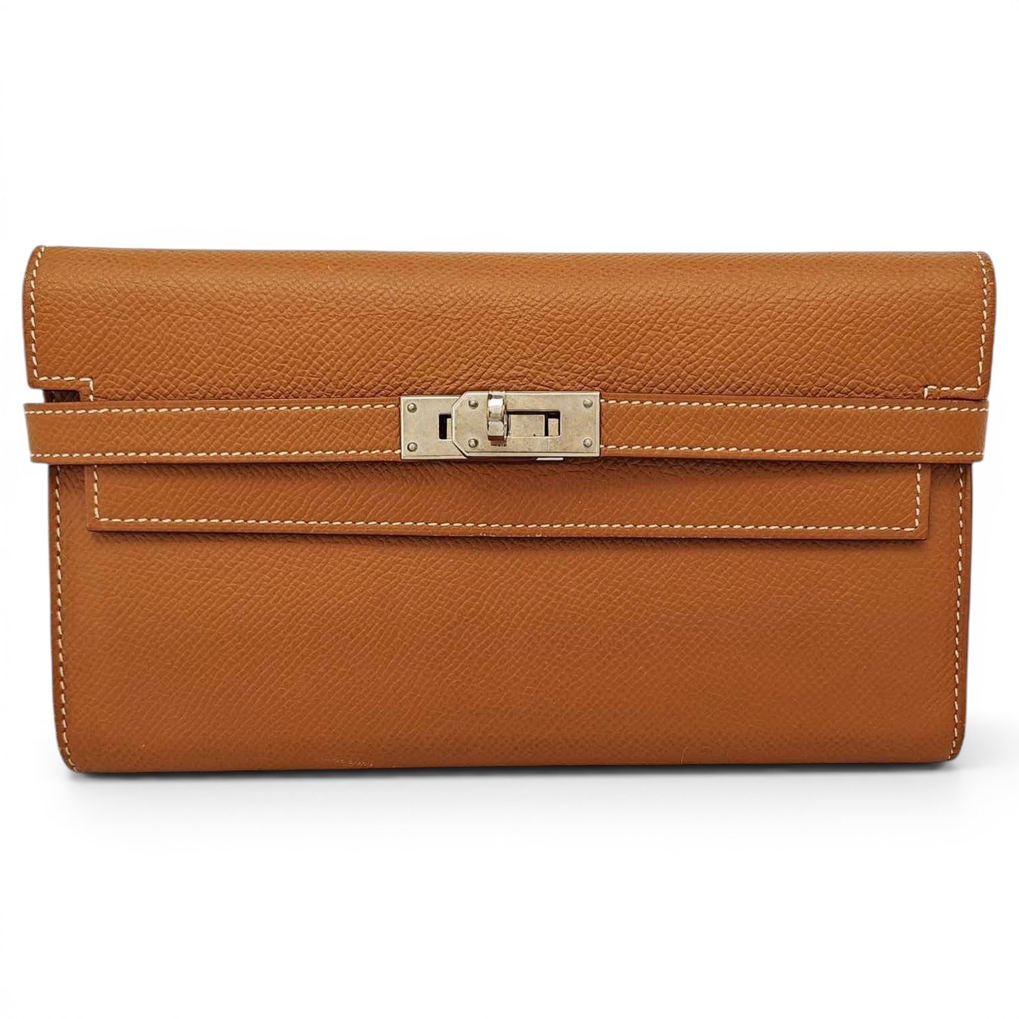 Kelly to go leather clutch bag