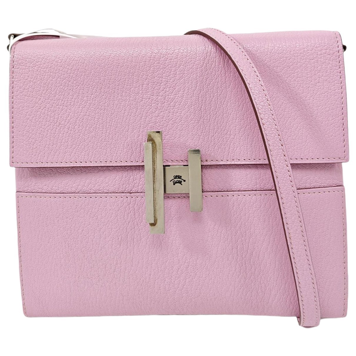 Cinhetic leather crossbody bag