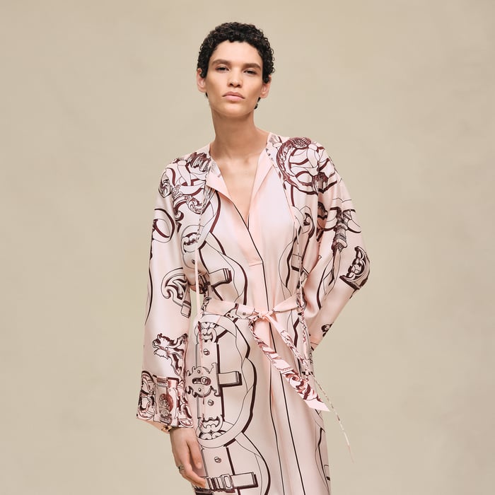 Rose Opaline "Ferronnerie Remix" Caftan