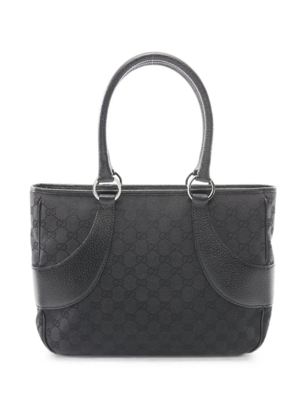 2010s GG canvas leather handbag