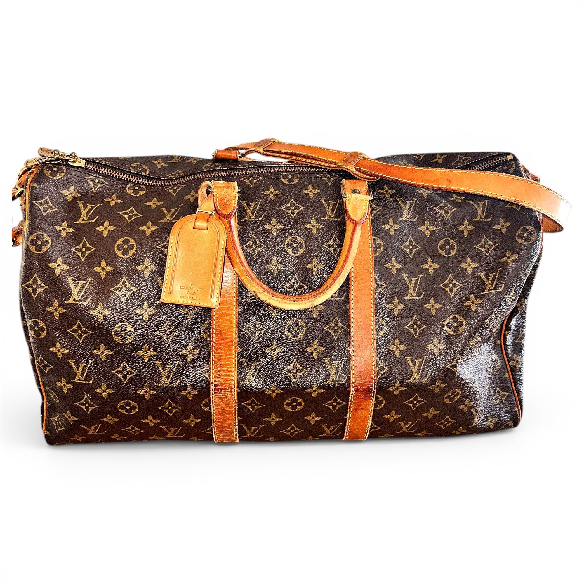 Keepall leather 48h bag