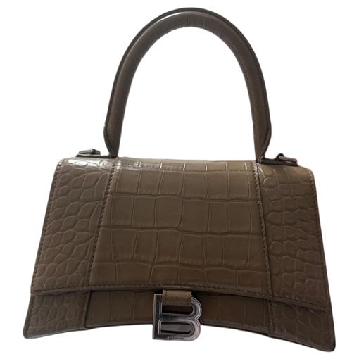 Balenciaga Hourglass leather handbag