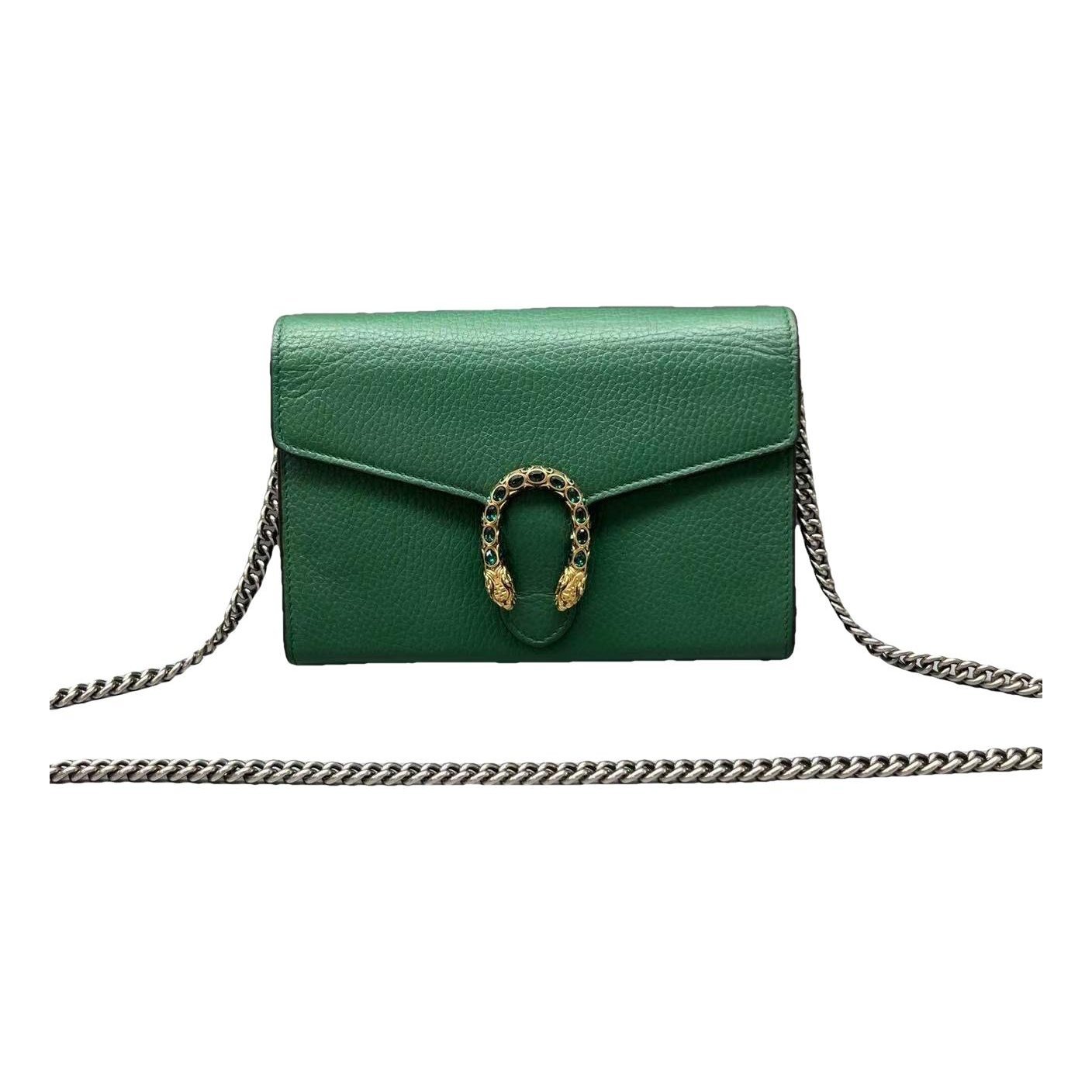 Dionysus Chain Wallet leather handbag