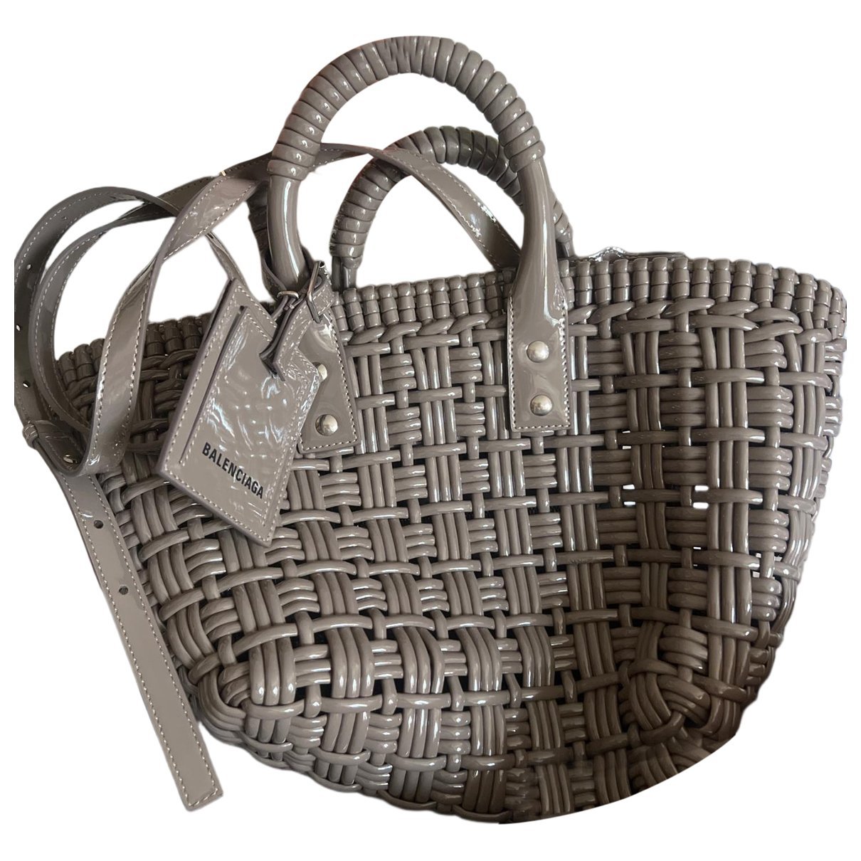 Bistro Panier leather tote