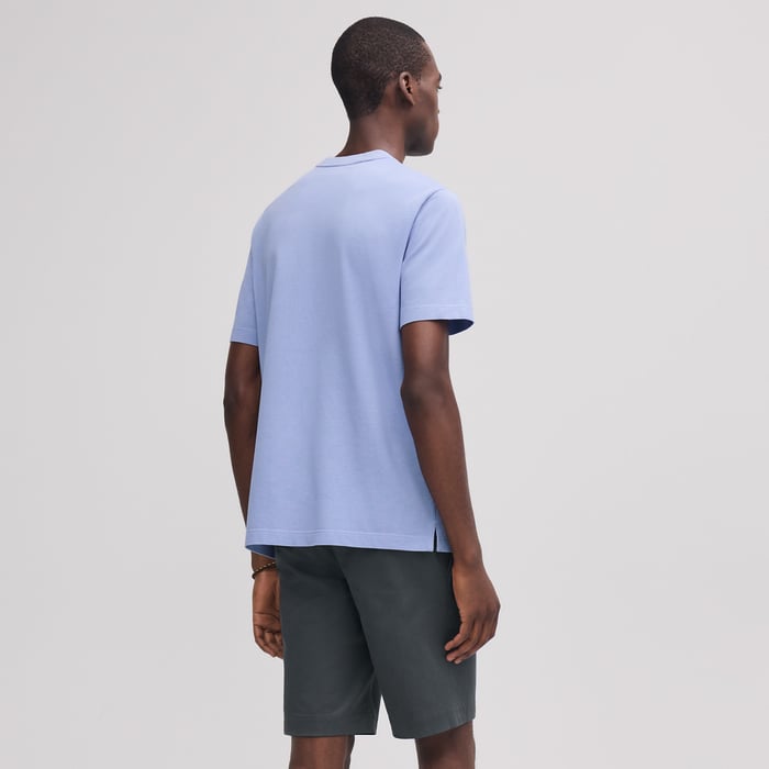 Bleu Ciel "H" Embroidered T-shirt