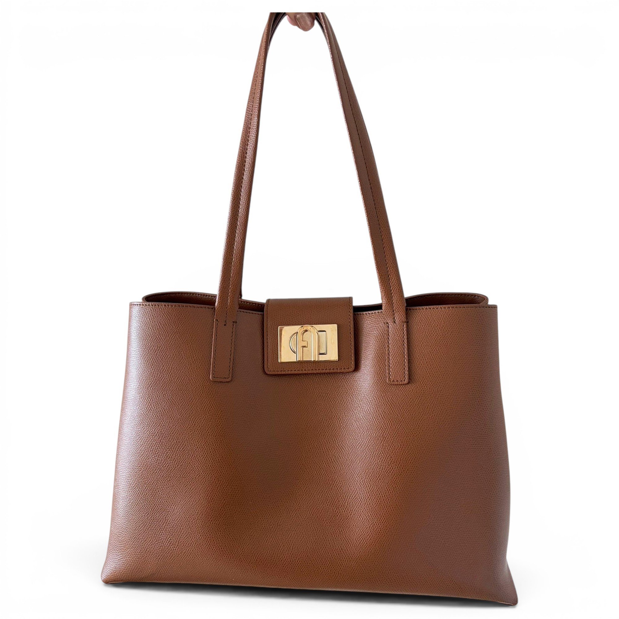 Leather handbag