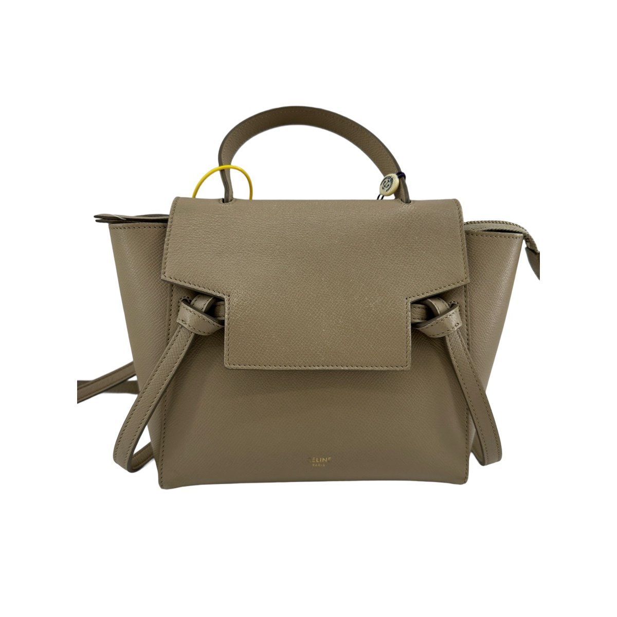 Belt leather handbag