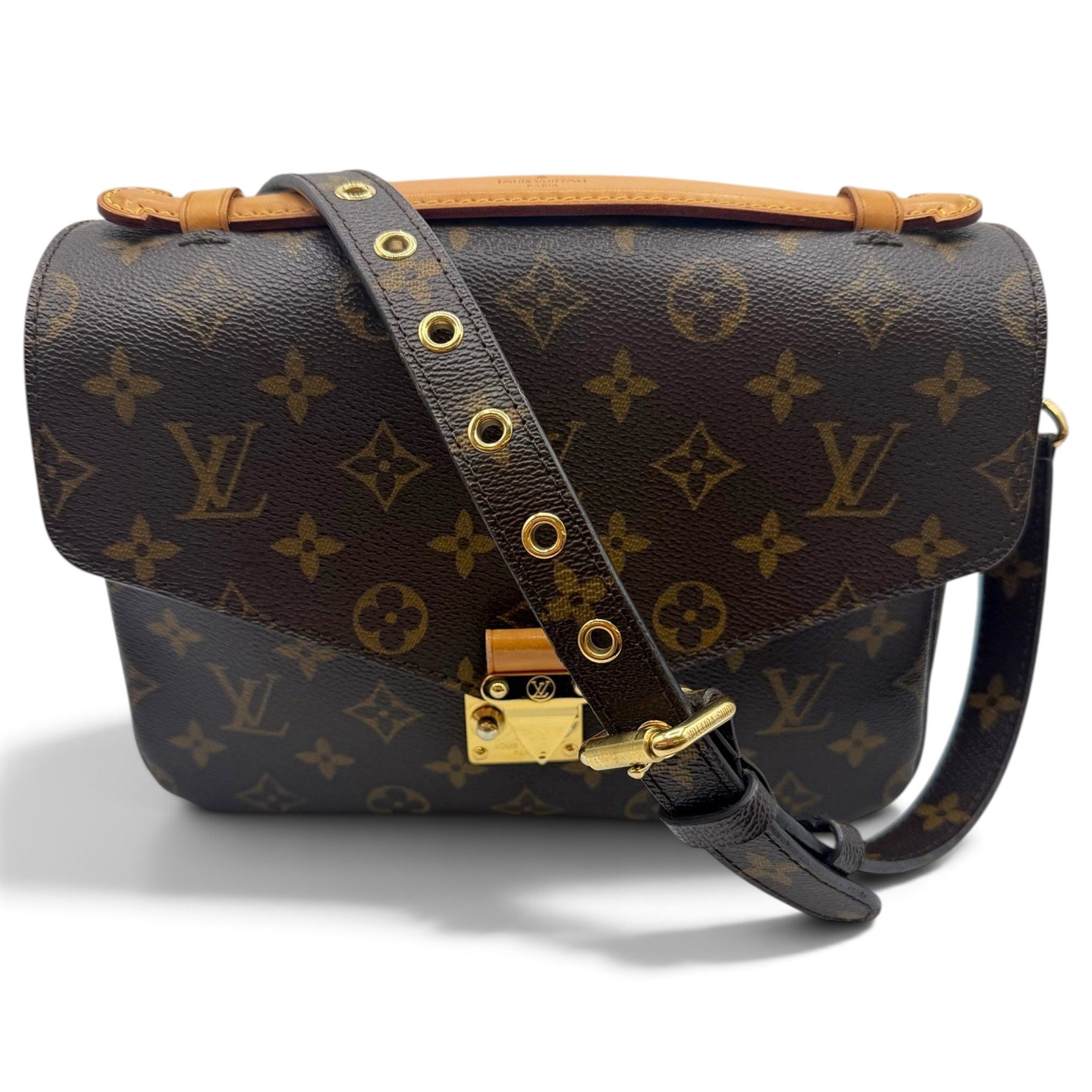 Metis leather crossbody bag