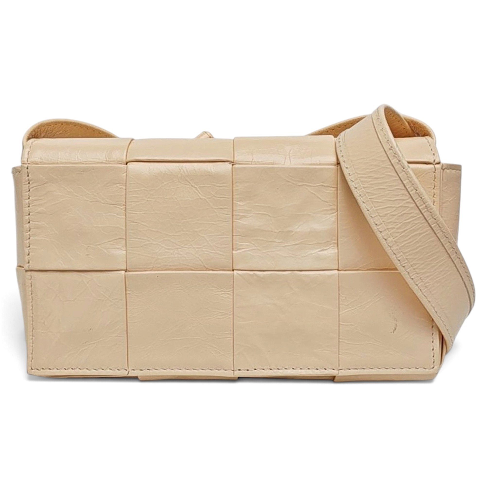 Brick Cassette leather handbag