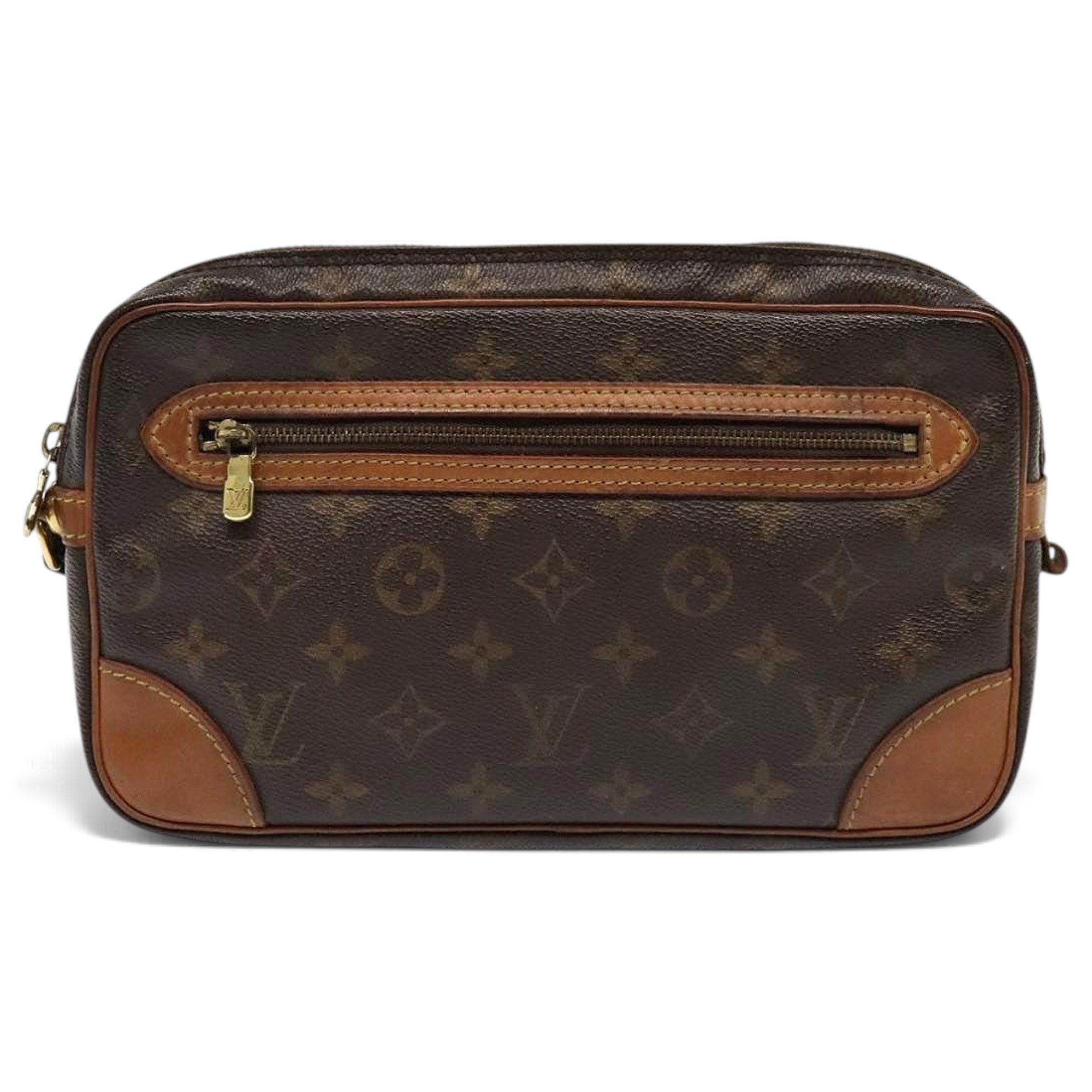 Marly Dragonne leather clutch bag