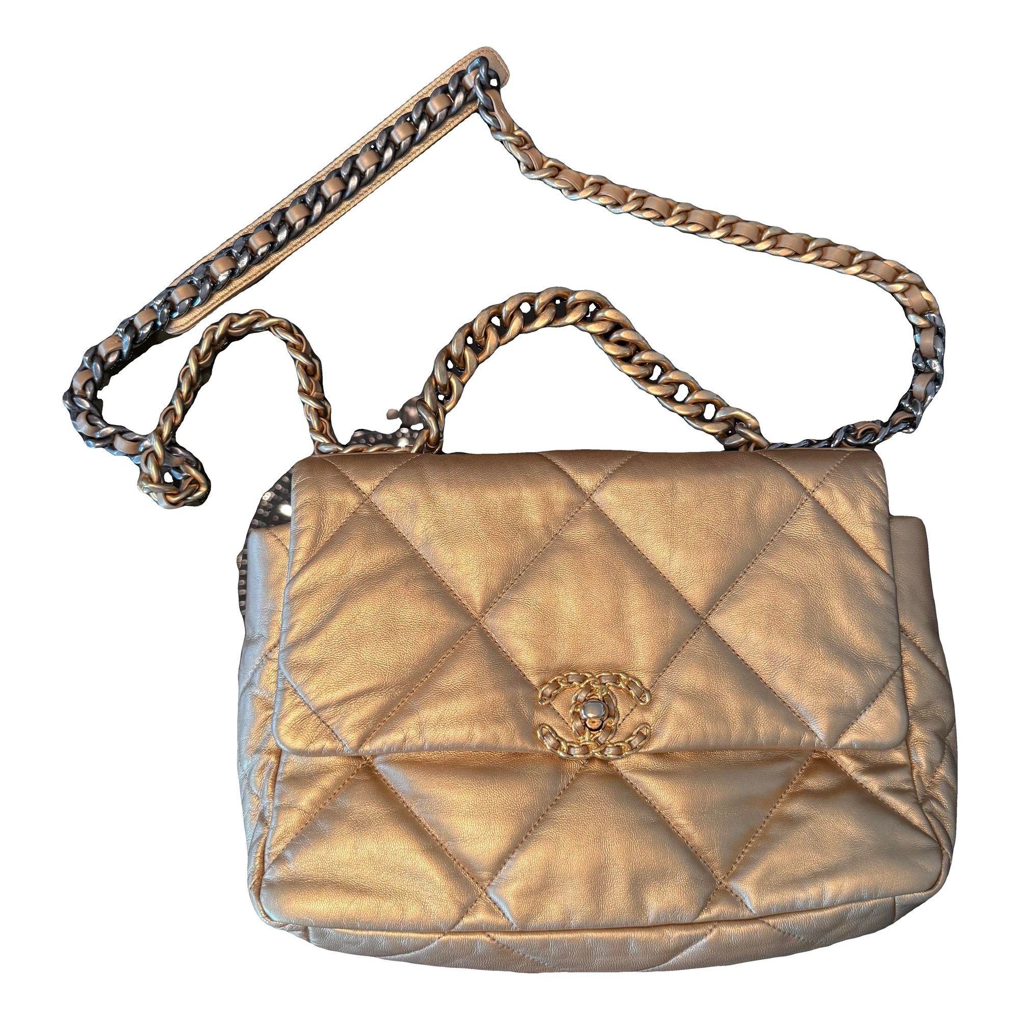 Chanel 19 leather handbag