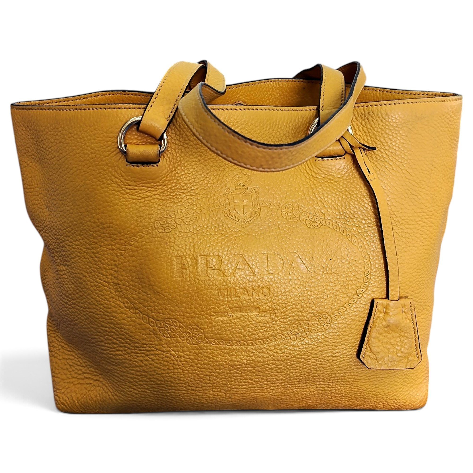 Leather tote