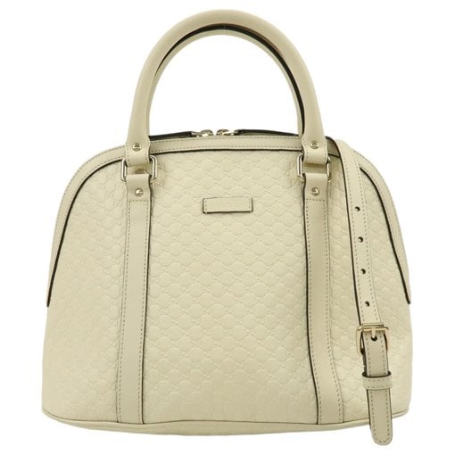 Dôme leather handbag