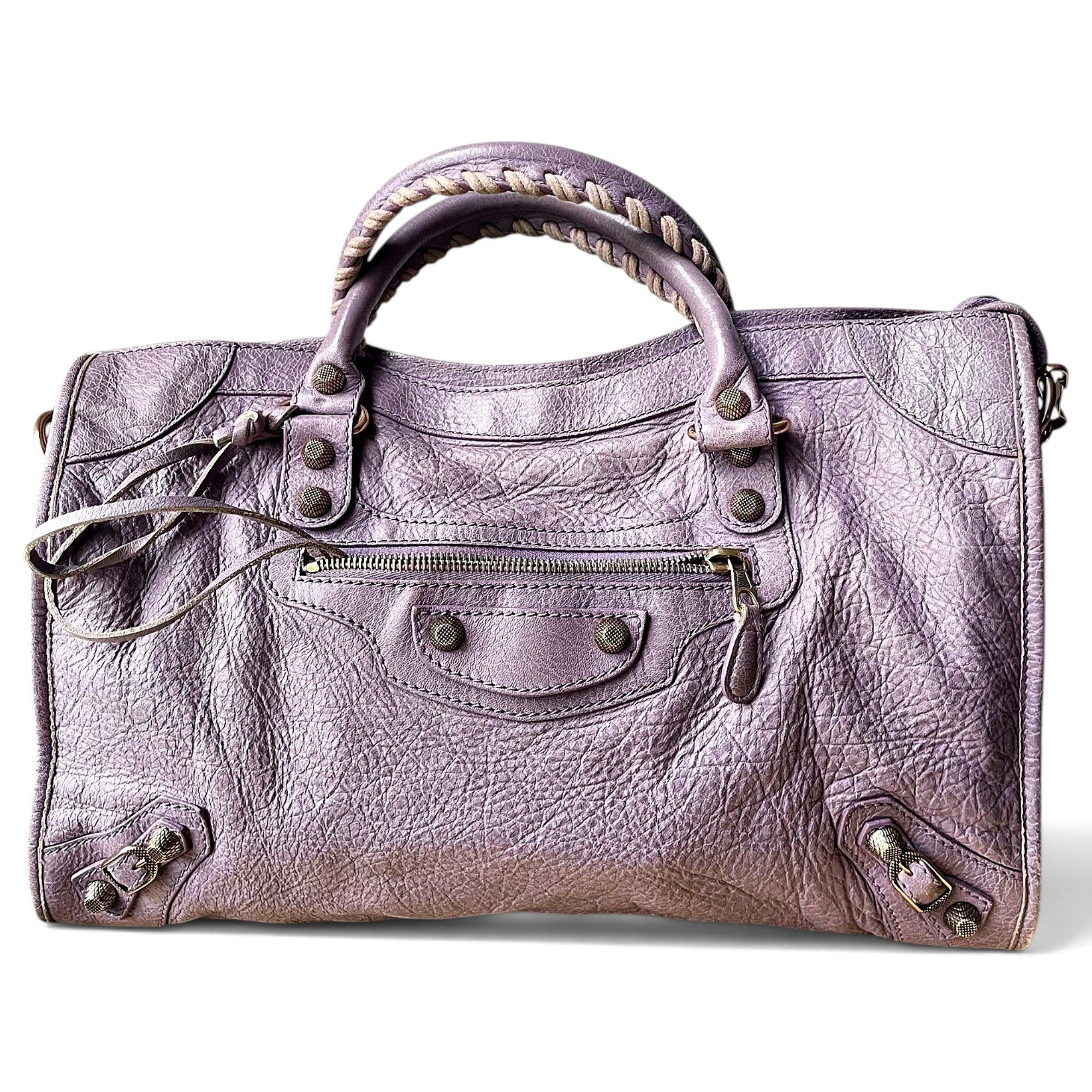 Leather handbag