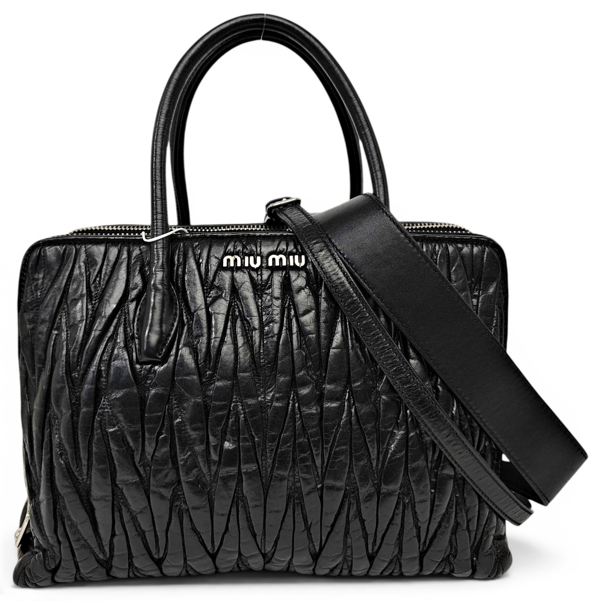 Leather handbag