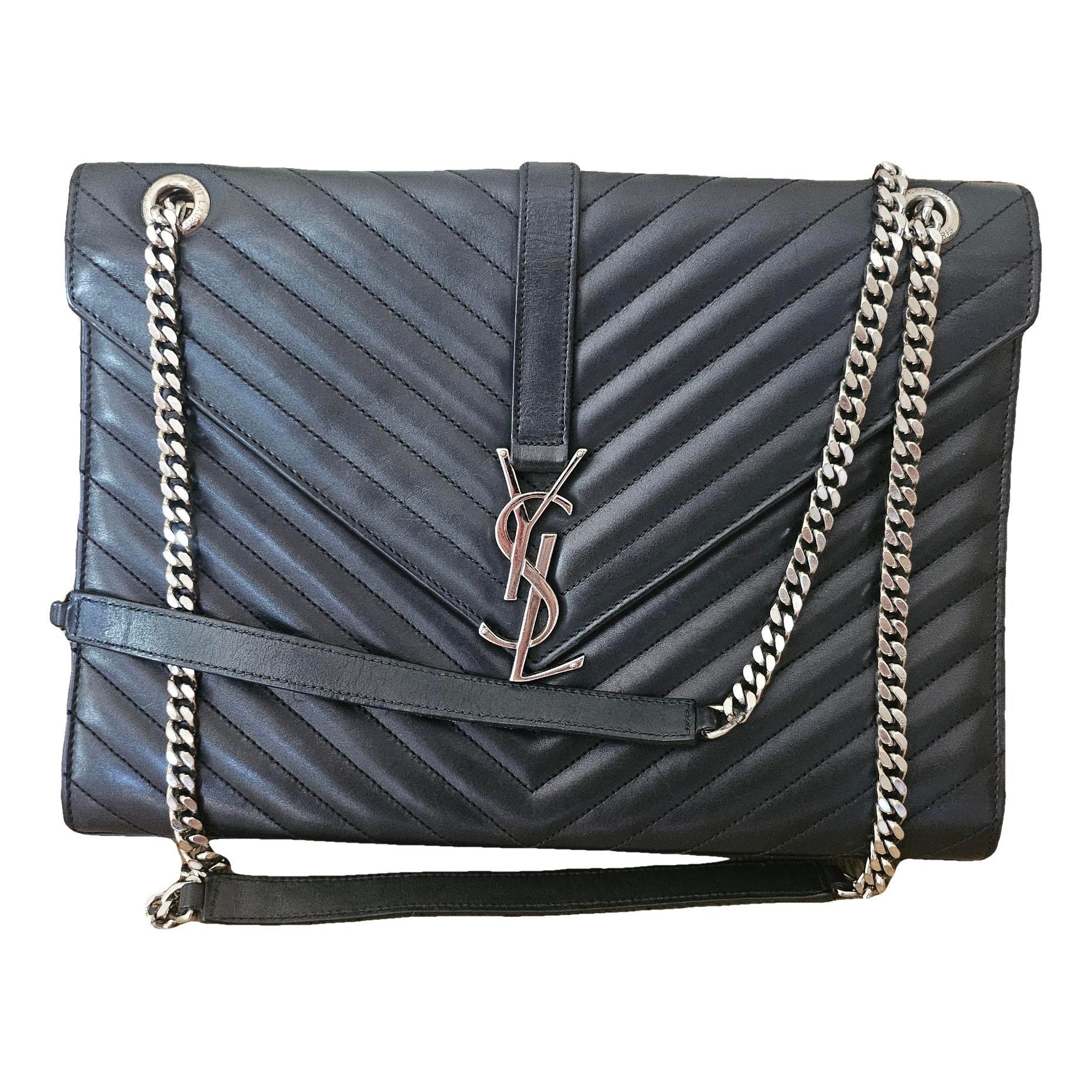 Portefeuille enveloppe leather crossbody bag