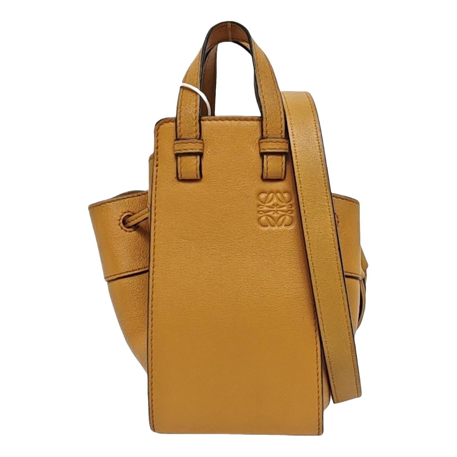 Hammock leather handbag