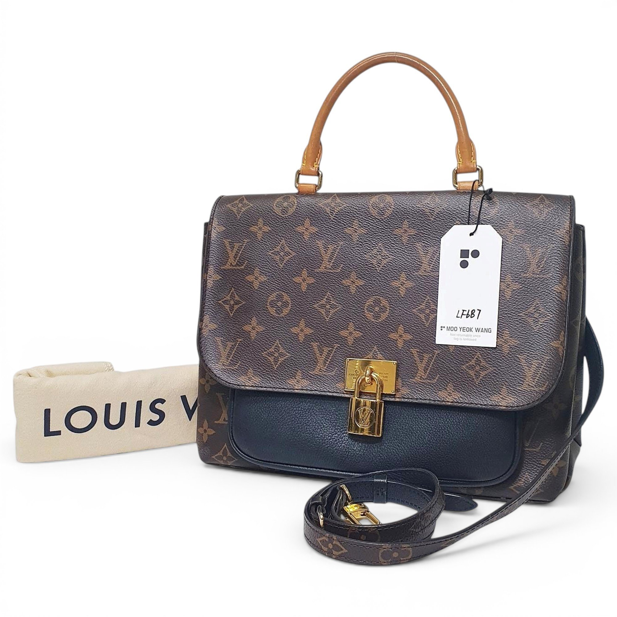 Leather handbag