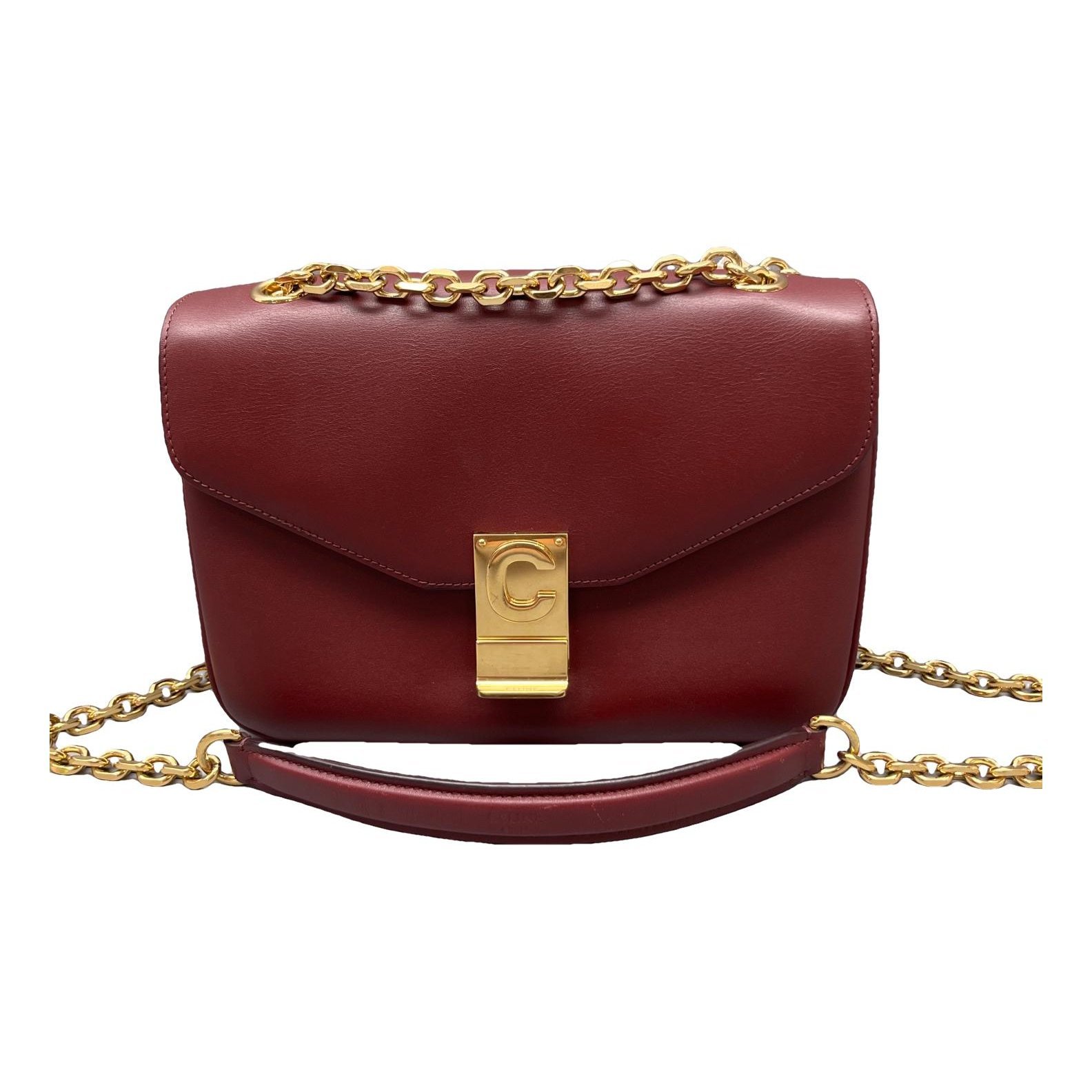 C bag leather handbag