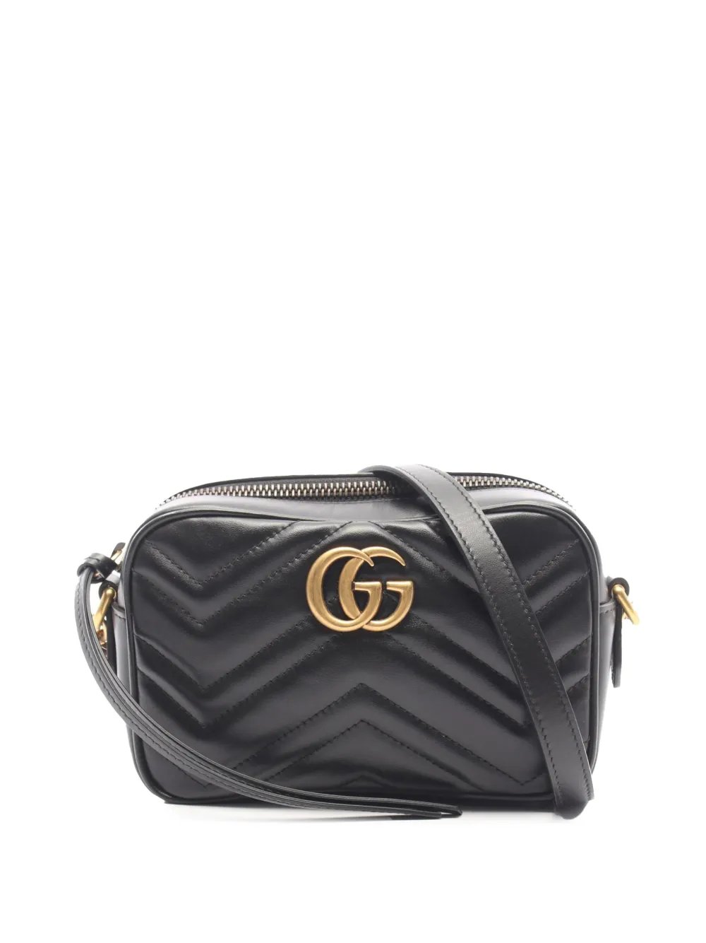 2016-2026 Mini GG Marmont Matelasse Calfskin crossbody bag