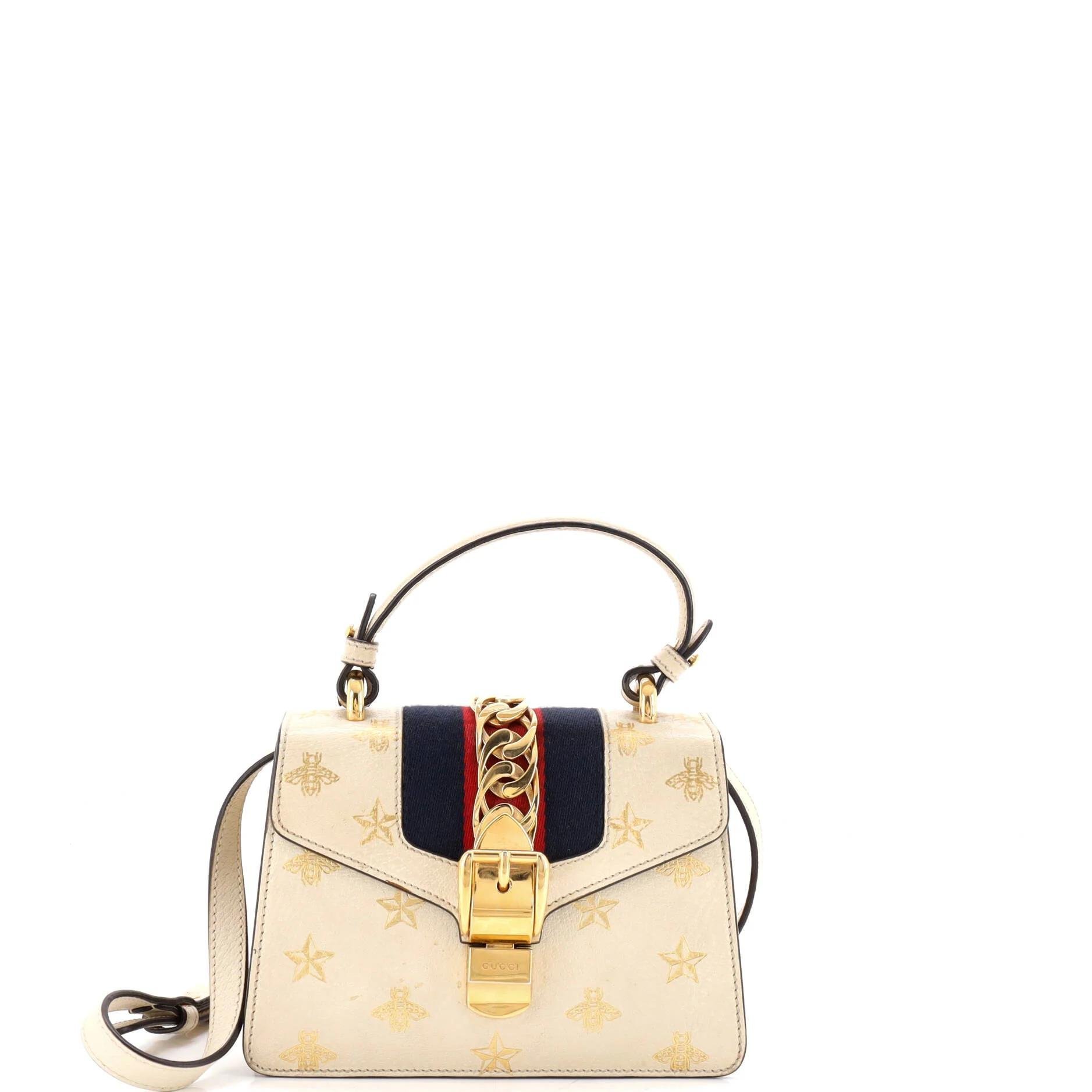 Sylvie Top Handle leather handbag